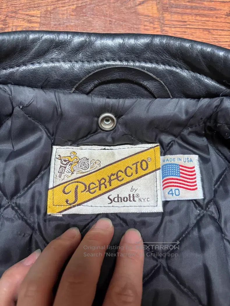 Schott Schott 618 cable-stayed locomotive leather jacket Size US L / EU 52-54 / 3 - 3 Thumbnail