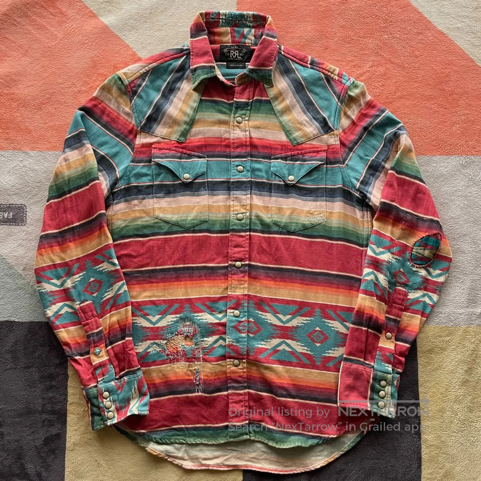 RRL Ralph Lauren RRL Double RL Southwest Shirt. Size US S / EU 44-46 / 1 - 1 Thumbnail
