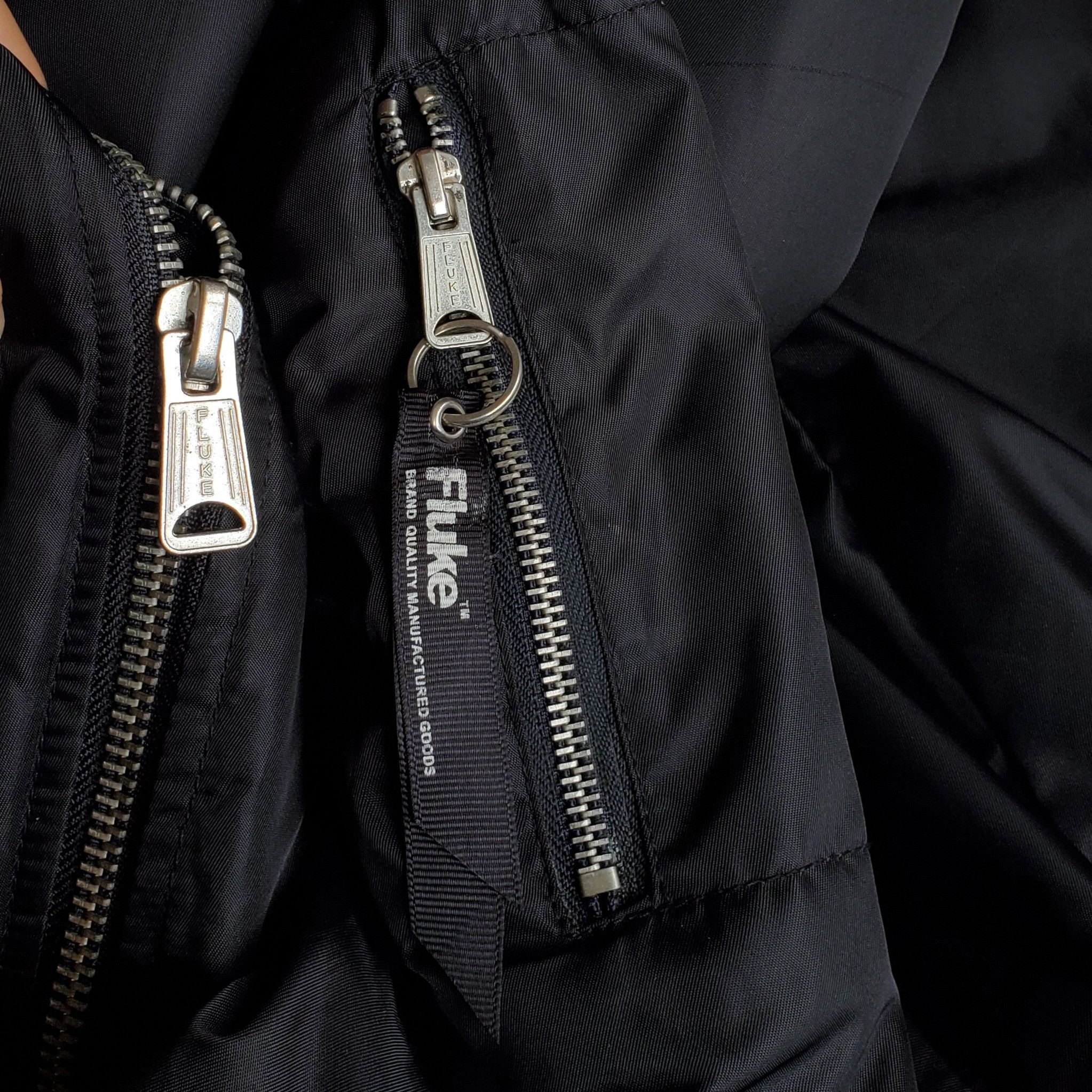 Other FLUKE New York Joint Black Bomber Jacket Size US L / EU 52-54 / 3 - 10 Thumbnail