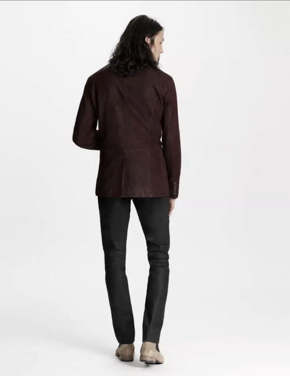 John Varvatos Woodward Multibutton Suede Jacket EU 50 USA 40 Size US M / EU 48-50 / 2 - 9 Thumbnail