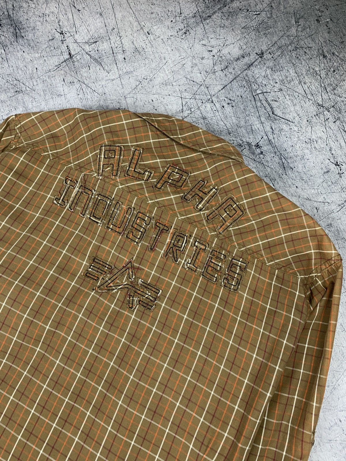 Alpha Industries Vintage Y2K Alpha Industries Patchwork Military Shirt Plaid Size US XXL / EU 58 / 5 - 2 Thumbnail