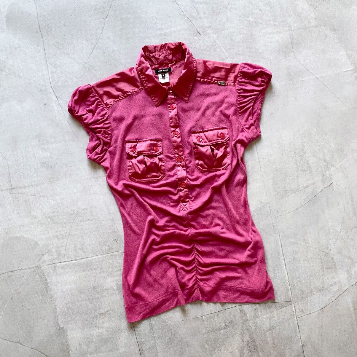 Hysteric Glamour Y2K Miss Sixty Cargo Polo T-Shirt Tee Hysteric Glamour Vibe Size S / US 4 / IT 40 - 1 Thumbnail
