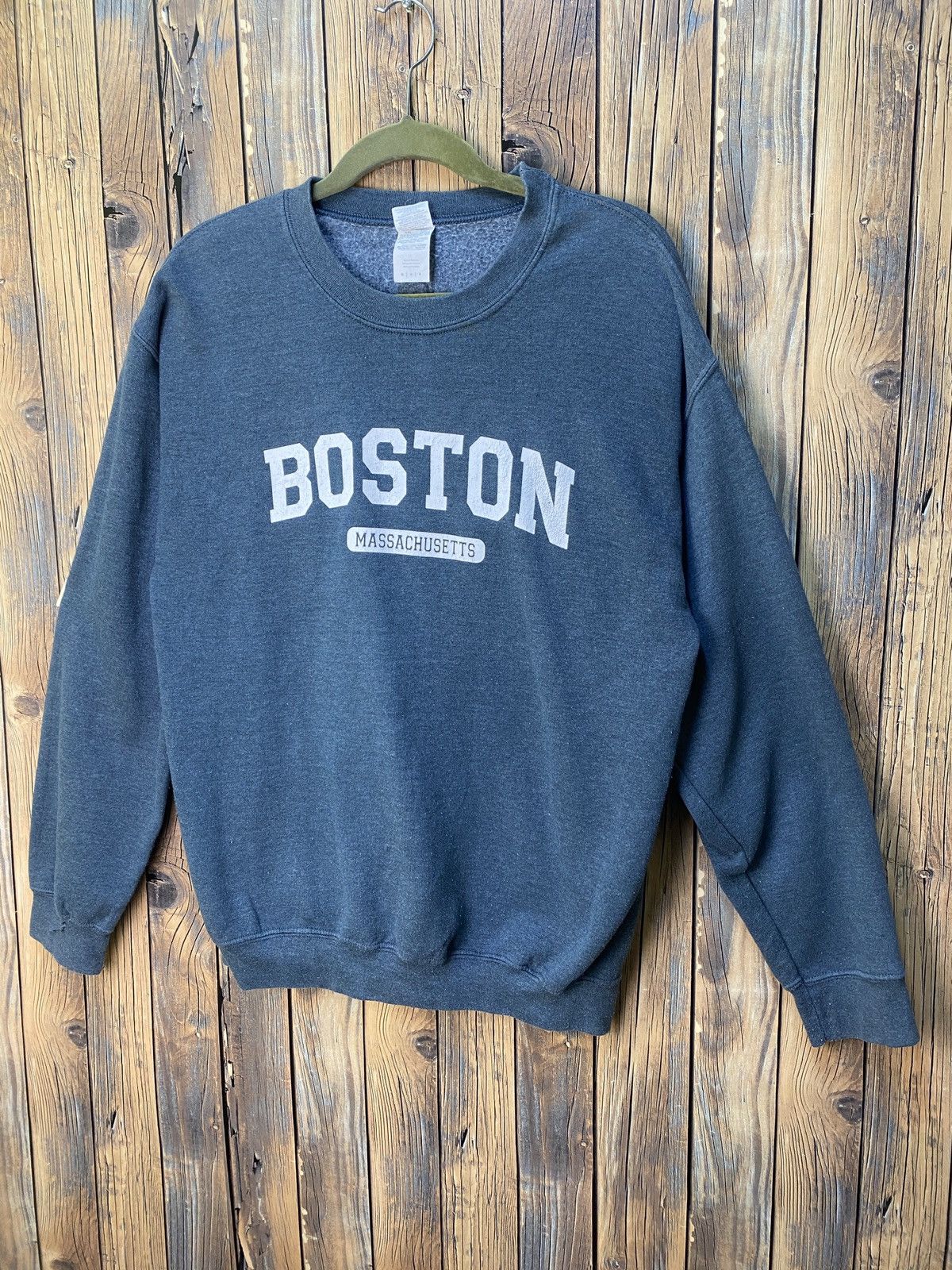 Gildan × Vintage Vintage gildan boston crewneck sweatshirt Size US M / EU 48-50 / 2 - 1 Thumbnail