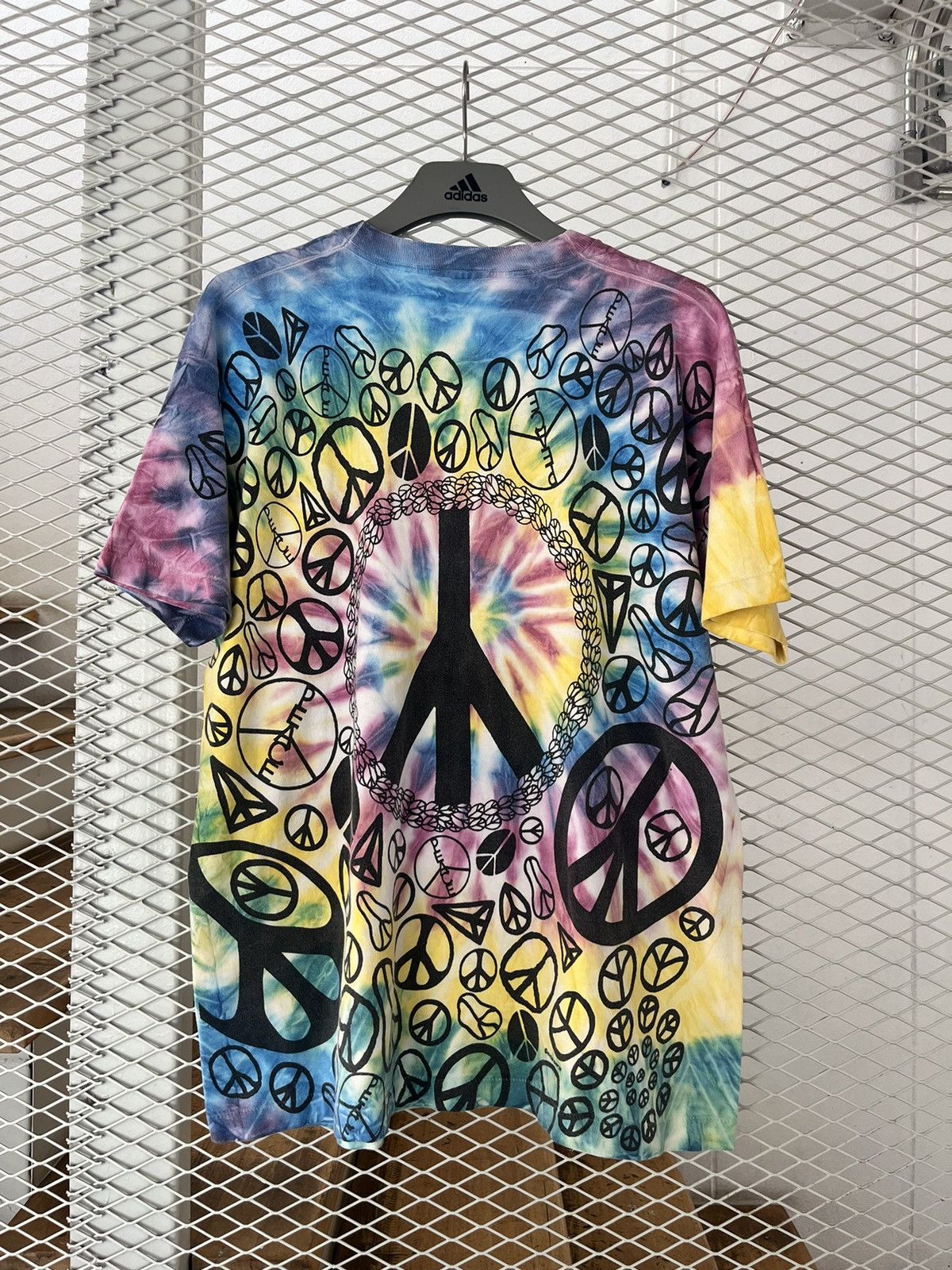 LSDworldpeace × Vintage Vintage PEACE All Over Print 1992’s Screen Shop Tie Dye Size US L / EU 52-54 / 3 - 2 Thumbnail