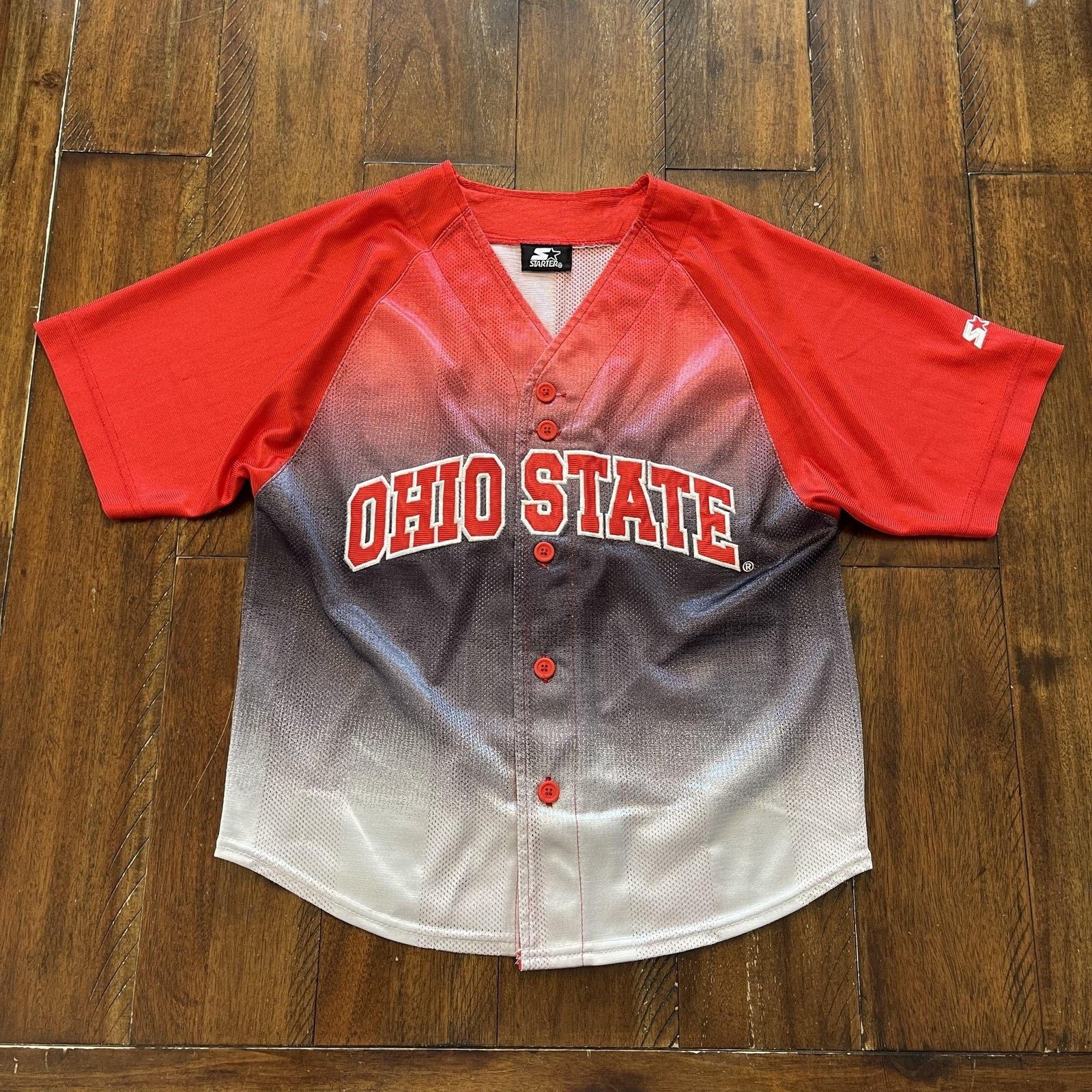 Starter Ohio State Buckeyes Jersey Womens M Baseball Starter Mesh Size M / US 6-8 / IT 42-44 - 2 Thumbnail