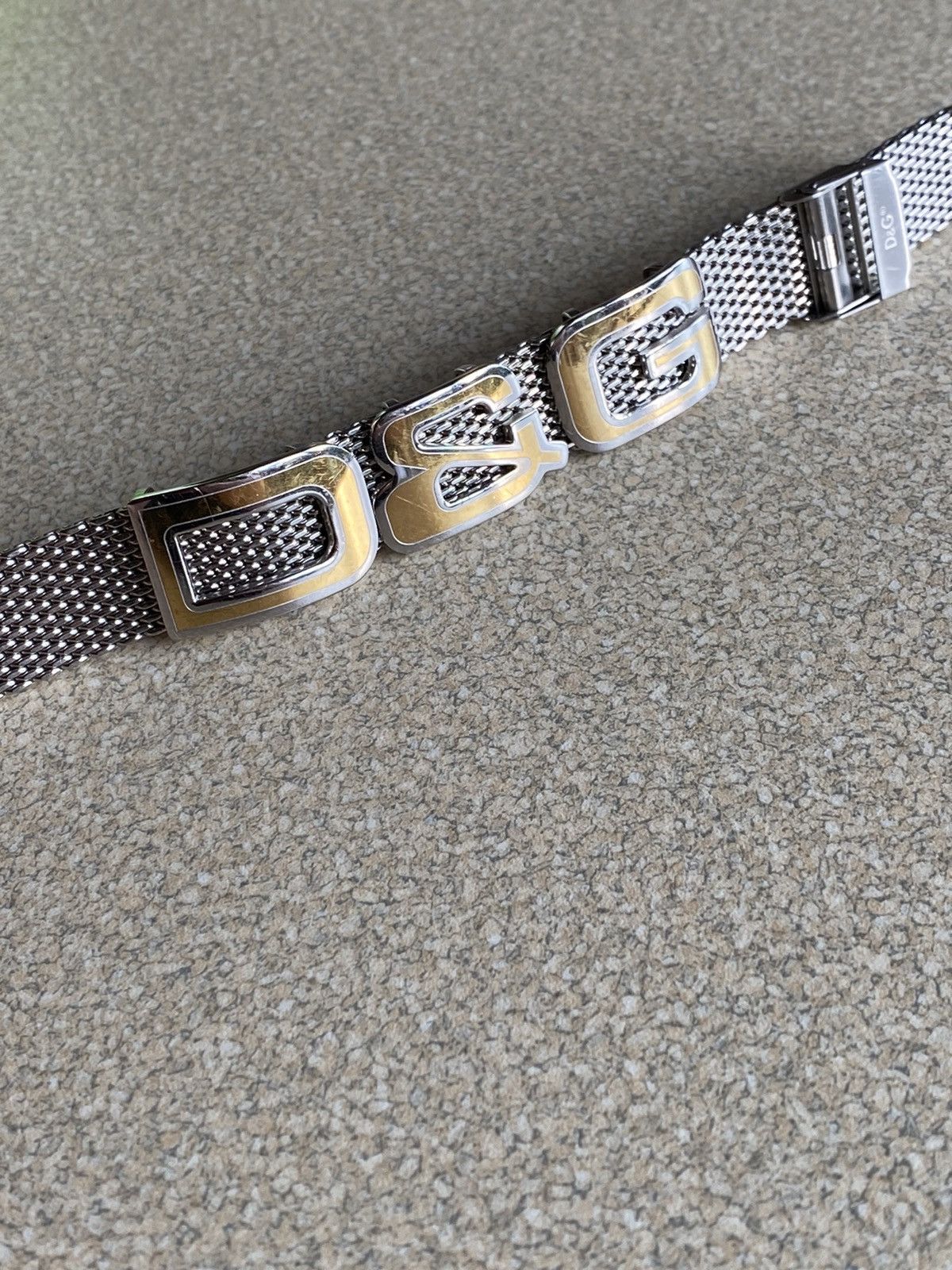 Dolce&Gabbana D&G chain massive bracelet silver