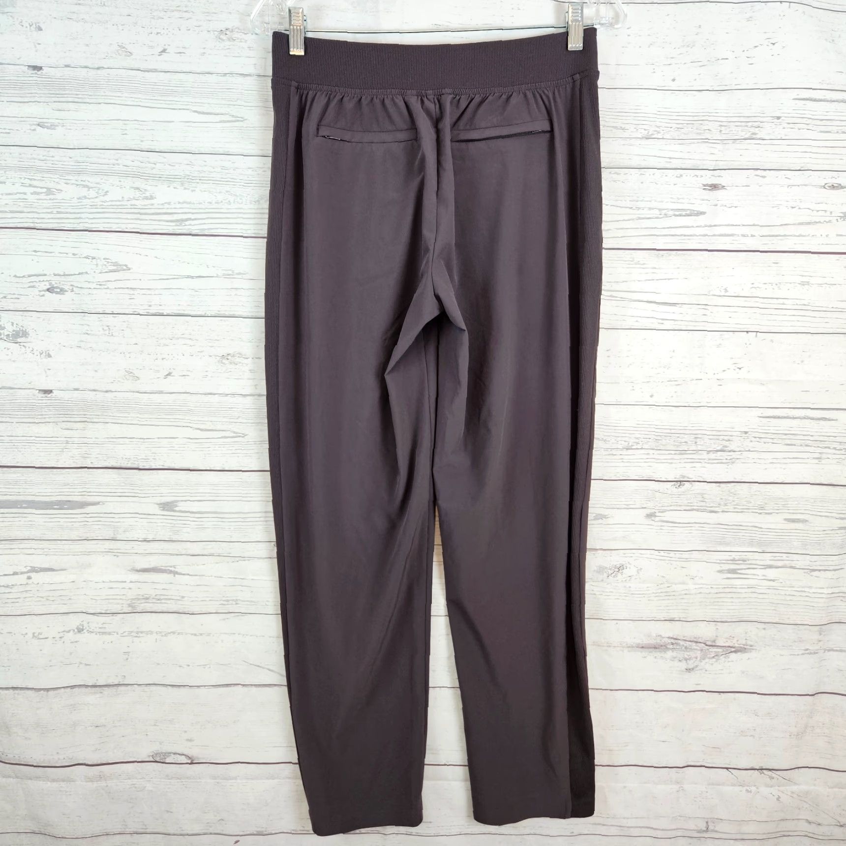 Athleta Athleta Womens Brooklyn Ankle Pants Sz 2 Purple Pull On Mid Rise Size 26" / US 2 / IT 38 - 3 Thumbnail