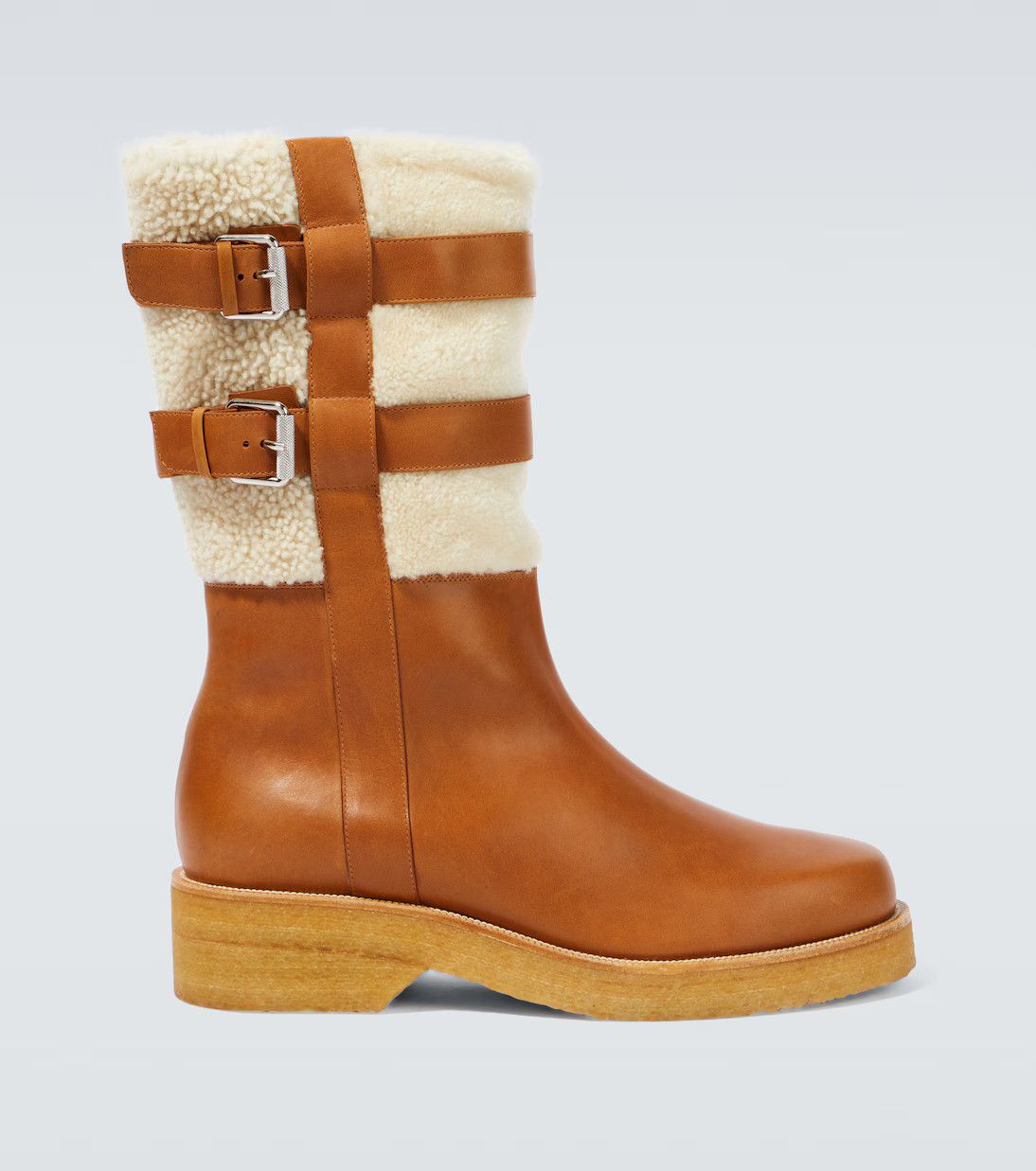 Christian Louboutin o1s1wg110924 Brodeback Sherp Leather boots in Brown Size US 10 / EU 43 - 2 Thumbnail