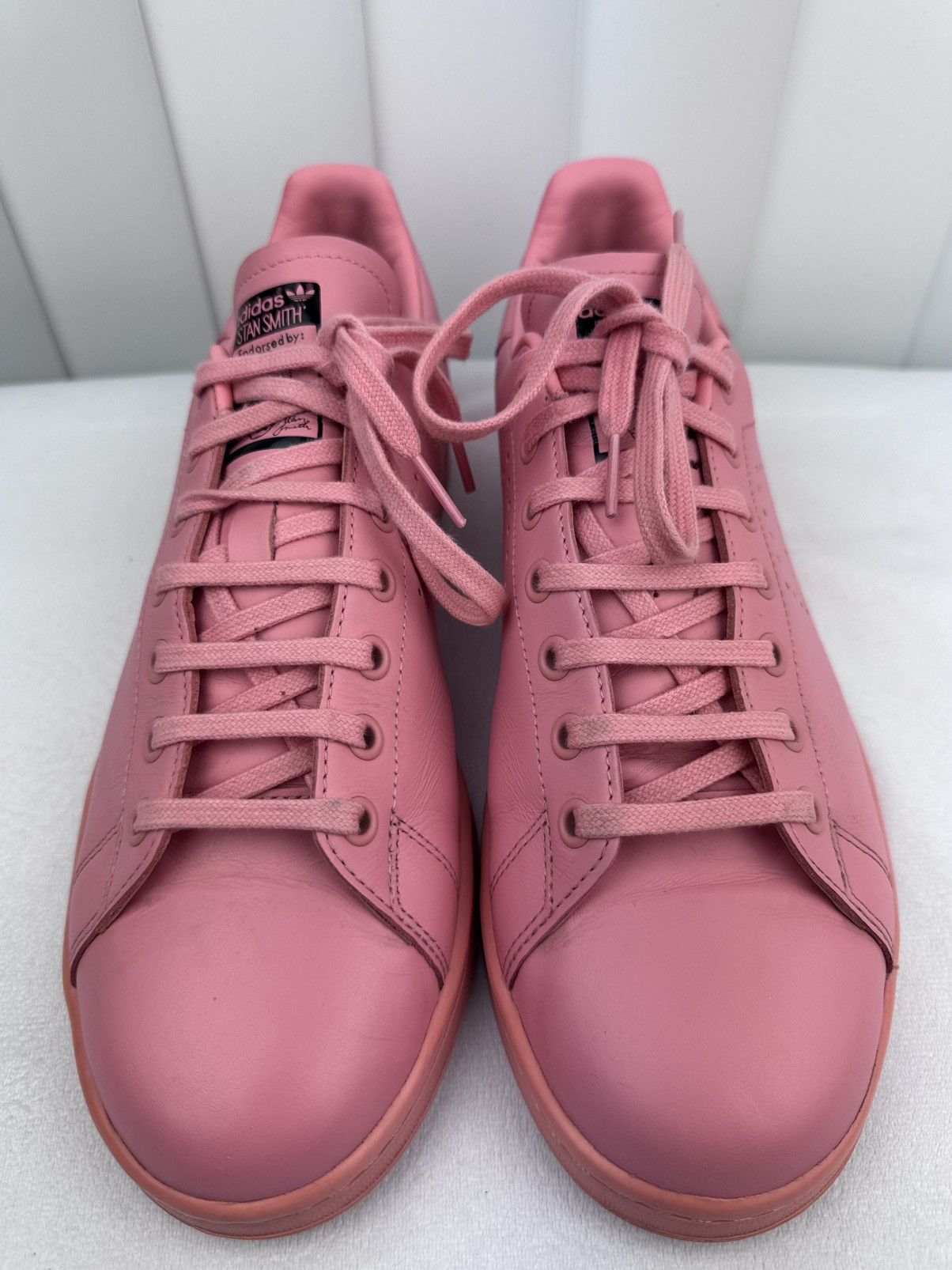 Adidas × Raf Simons Adidas Raf Simons Stan Smith Pink Size 10.5 Full Set Size US 10.5 / EU 43-44 - 2 Thumbnail