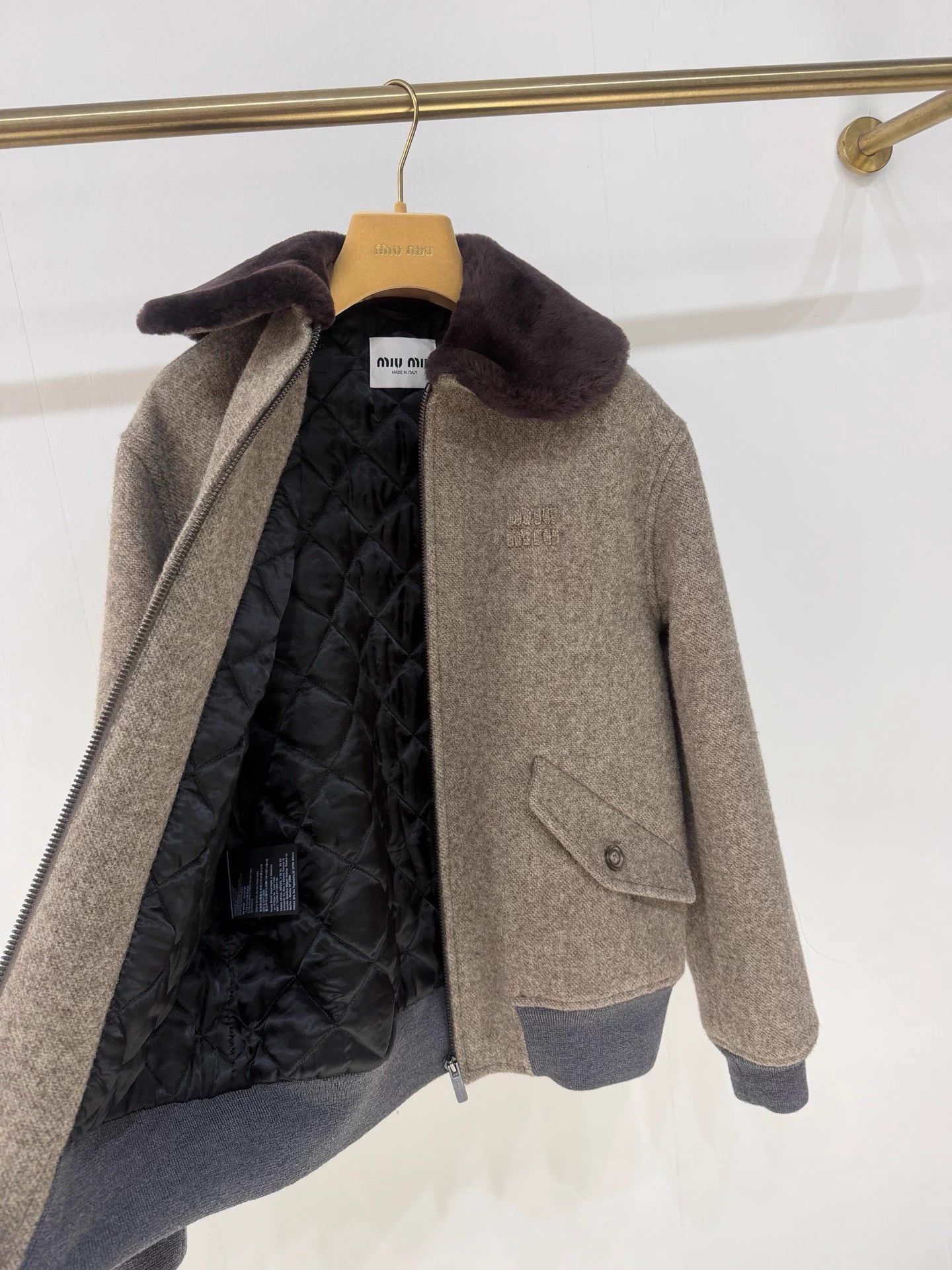 Miu Miu MIU MIU 26 Spring Shetland Wool Jacket Size 36 New Size XS / US 0-2 / IT 36-38 - 3 Thumbnail