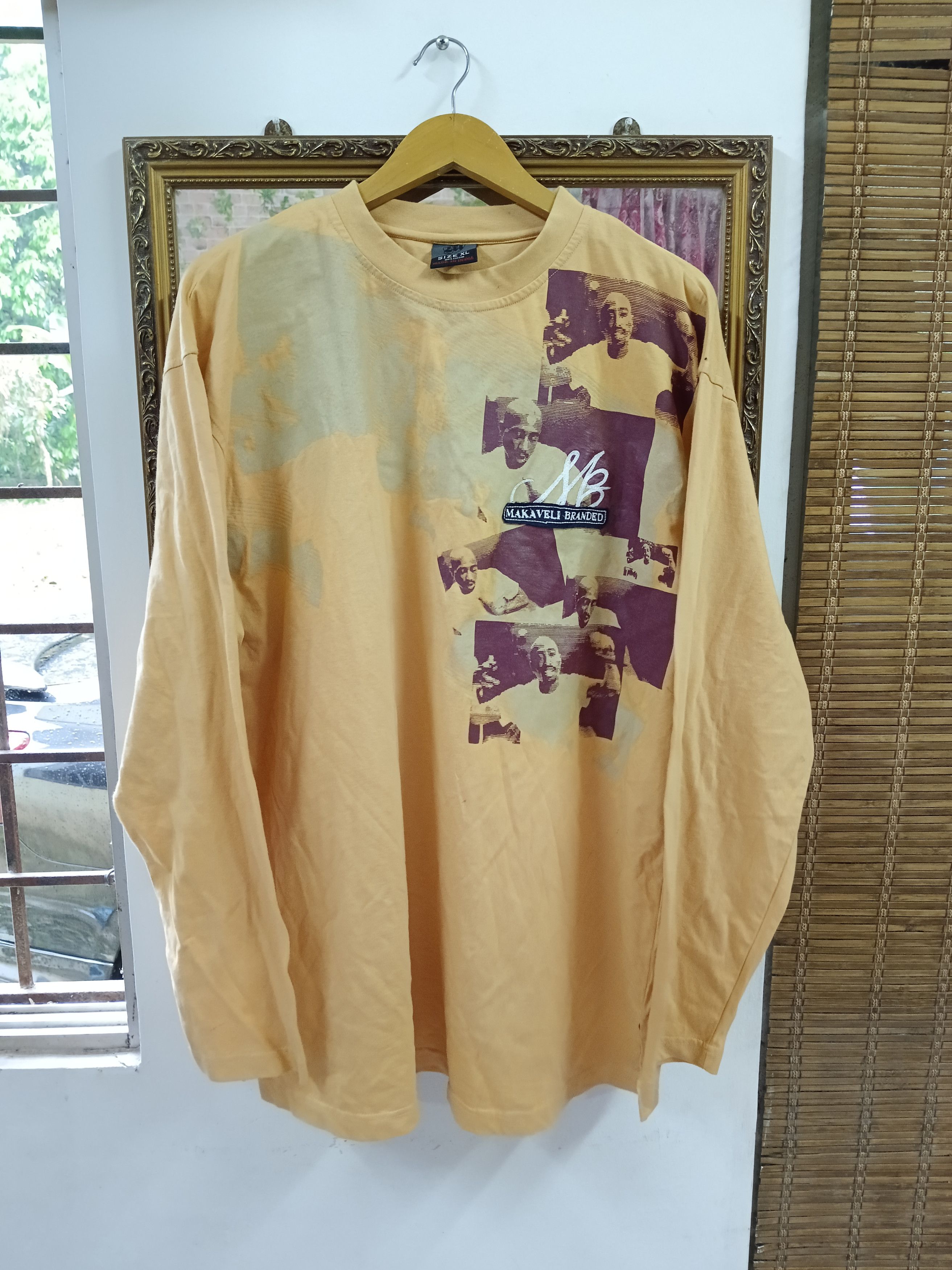 Makaveli × Rap Tees TUPAC SYAKUR MAKAVELI LONG SLEEVE Size US XL / EU 56 / 4 - 1 Thumbnail