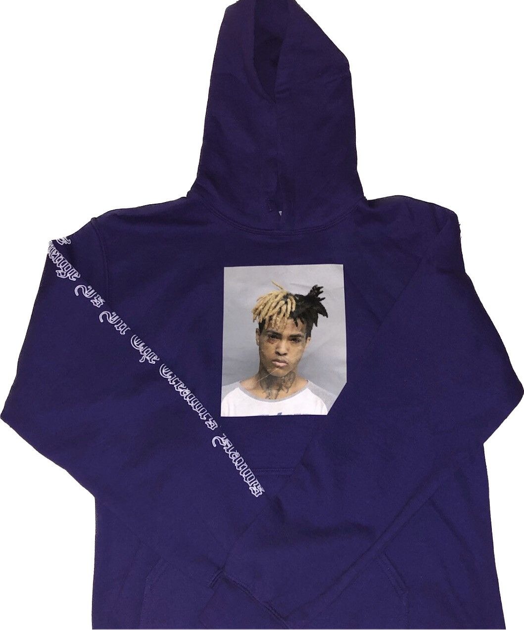 Xxxtentacion blue hoodie sales