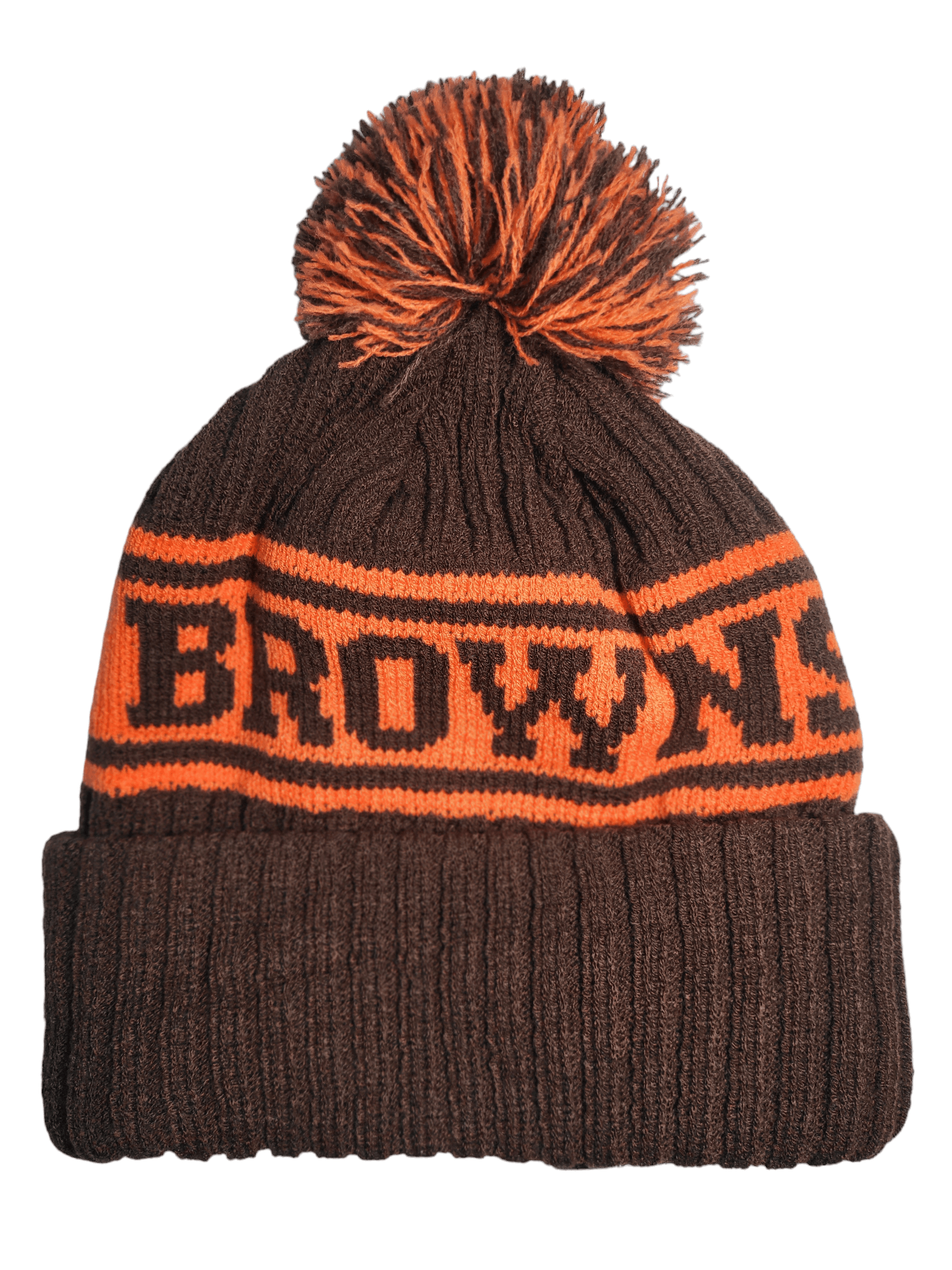 Other NWT Cleveland Browns Sports Knit Pom Beanie Fleece Lining Size ONE SIZE - 5 Thumbnail