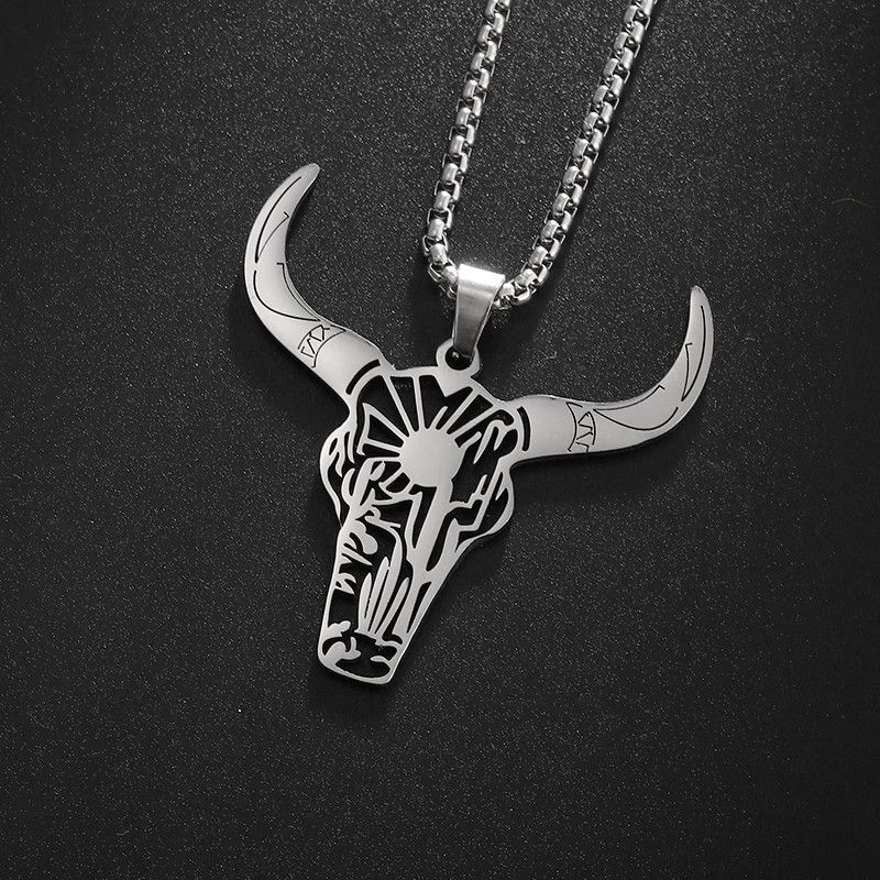 Jewelry × Vintage Bull Head Taurus Necklace Size ONE SIZE - 4 Thumbnail
