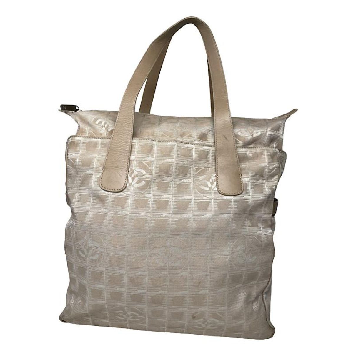Chanel Beige Polyester Handbag Size ONE SIZE - 1 Thumbnail