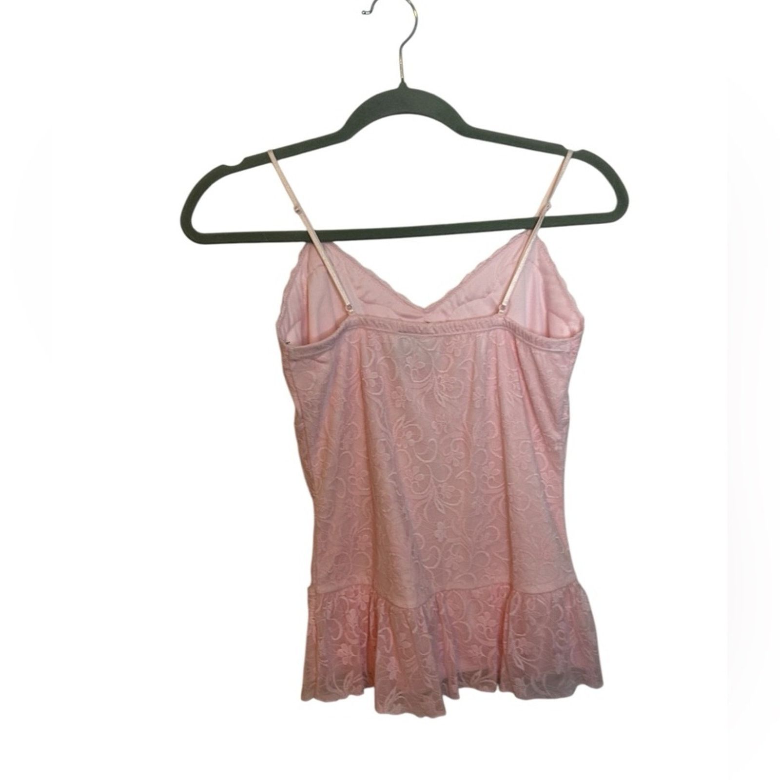 Passport Passport Y2K Baby Pink Lace Balletcore Camisole Top Size M / US 6-8 / IT 42-44 - 2 Thumbnail