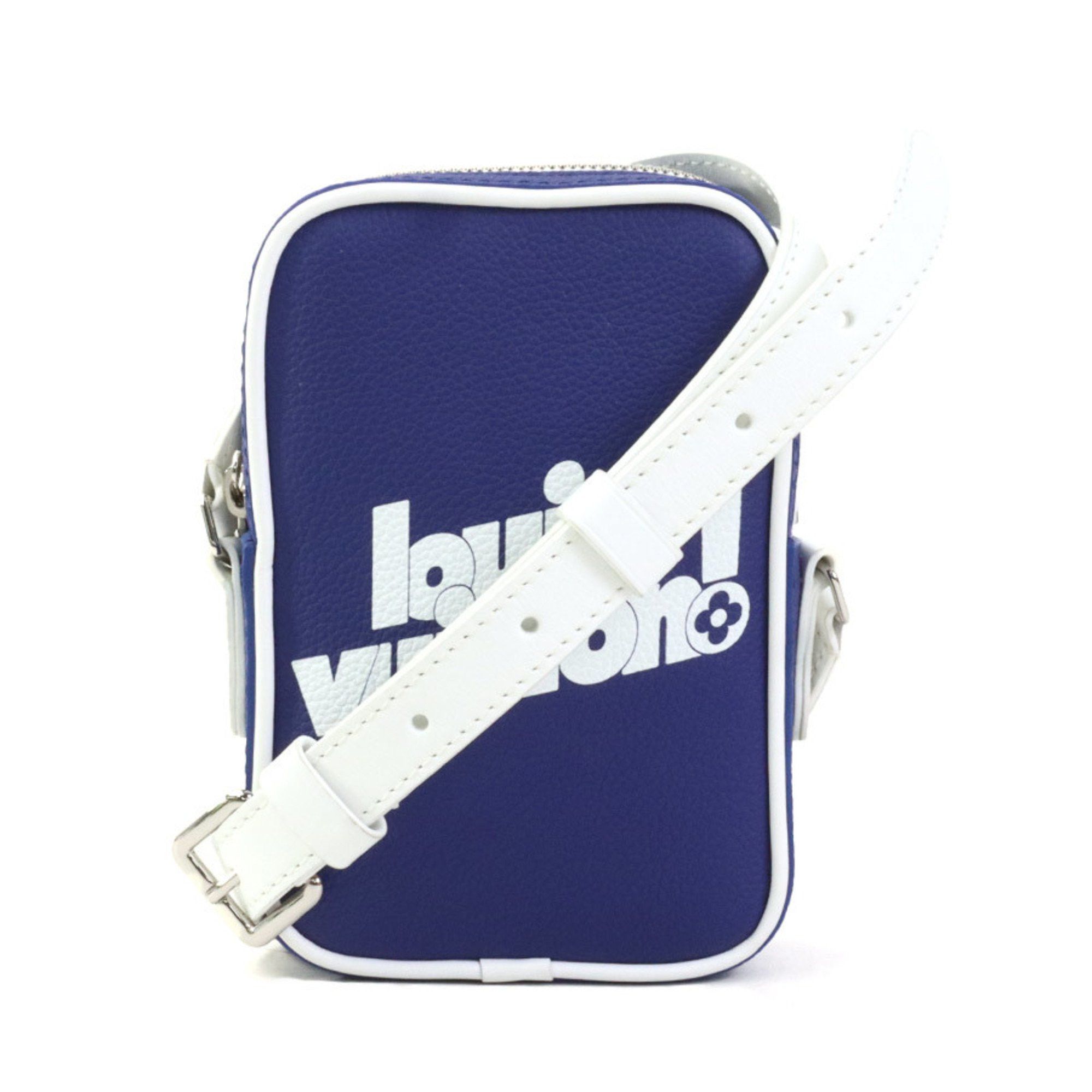 Louis Vuitton Louis Vuitton Shoulder Bag Everyday LV Danube PPM Leather Blue x White Men's Women's M45893 90139a Size ONE SIZE - 1 Thumbnail