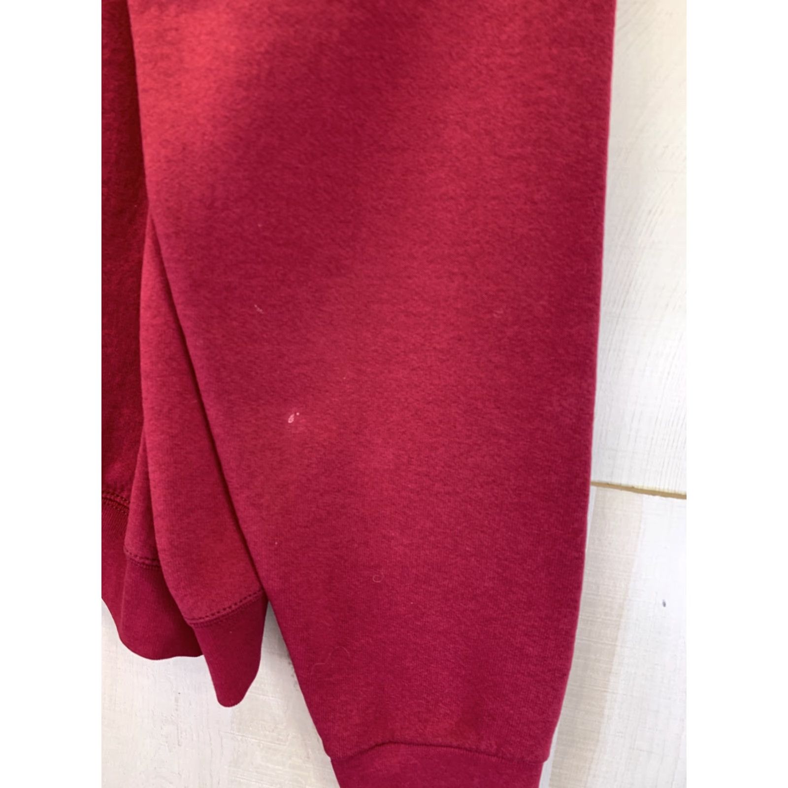 Fruit Of The Loom VINTAGE Arizona Embossed Cowboy Boot Sweatshirt Mens Womens Size L Burgundy USA Made-8272 Size L / US 10 / IT 46 - 6 Thumbnail