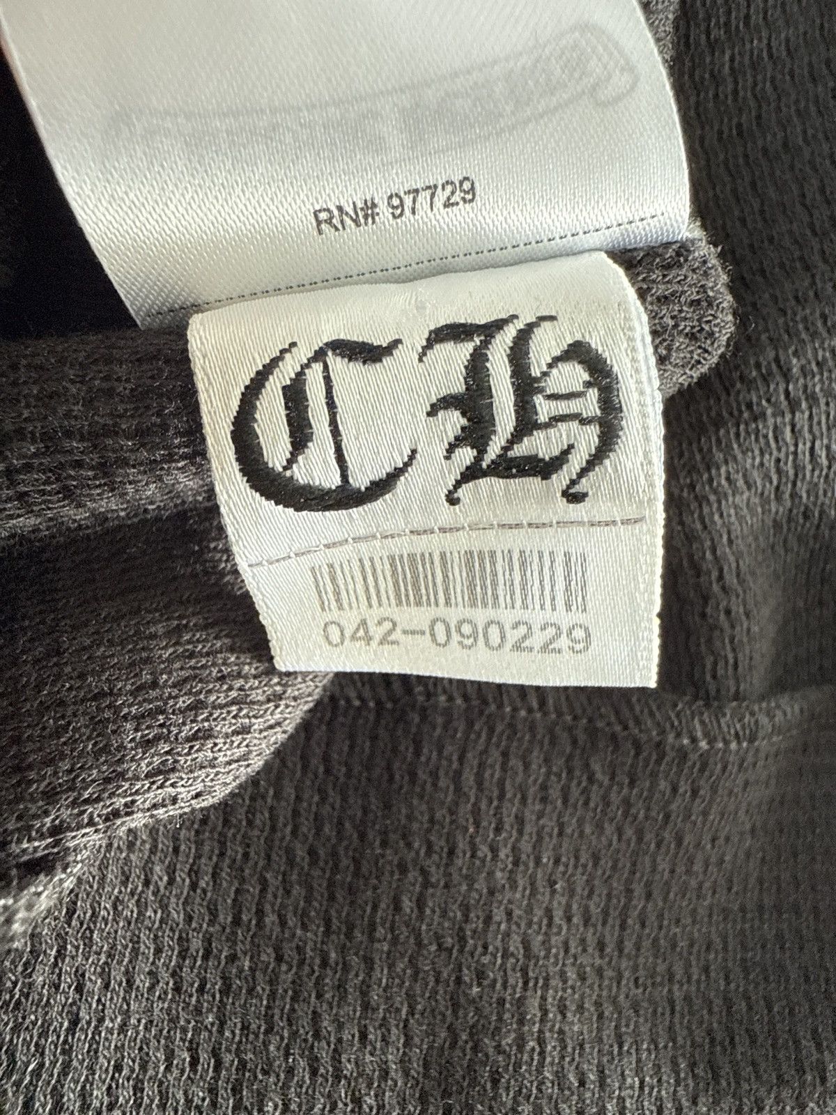 Chrome Hearts CHROME HEARTS HORSESHOE FLORAL THERMAL BLACK WHITE Size US L / EU 52-54 / 3 - 6 Thumbnail