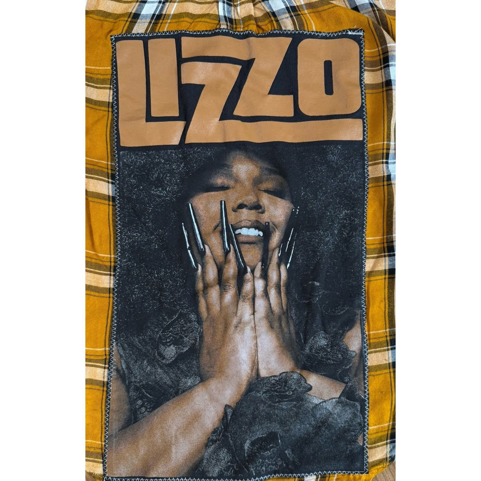 Other LIZZO Plaid Flannel Rap Hip Hop Plaid Flannel Shirt Blouse Size S / US 4 / IT 40 - 7 Thumbnail