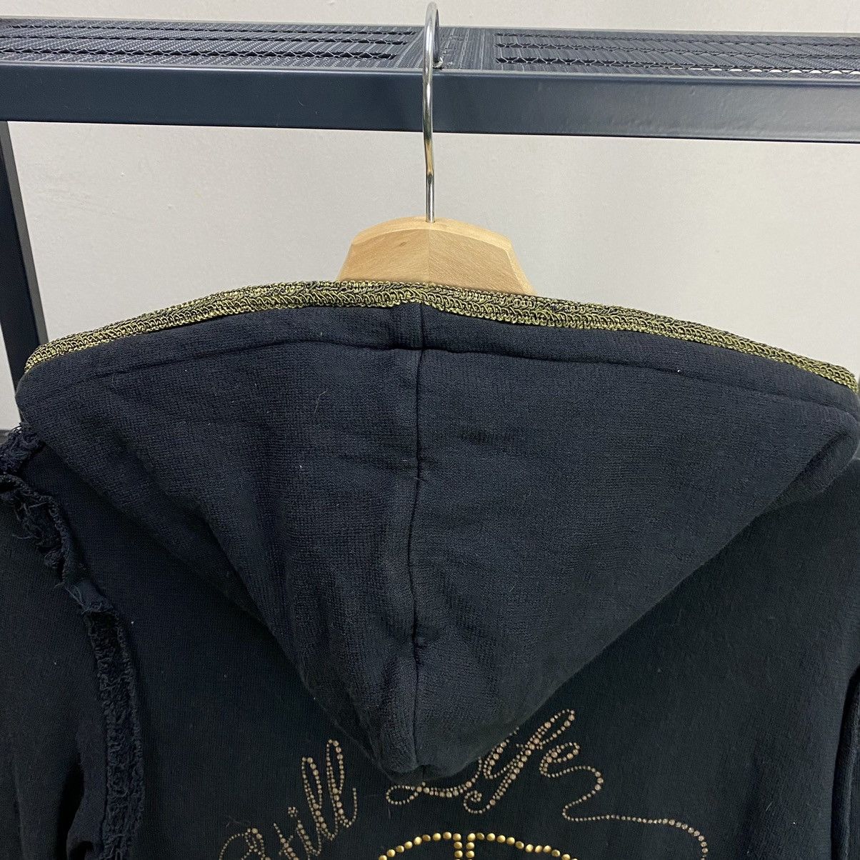 Roen ‼️Rare💢Punk Japanese Brand Skull Stud Hoodie Sweatshirt Size S / US 4 / IT 40 - 6 Thumbnail