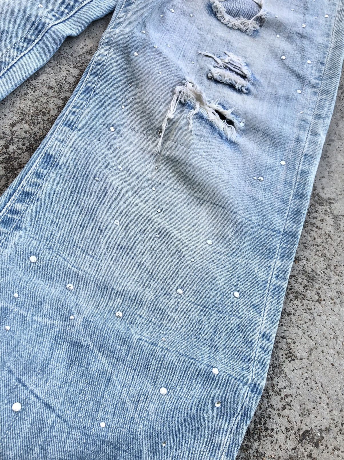 Other BEADS DISTRESSED DENIM Size 32" / US 10 / IT 46 - 8 Thumbnail