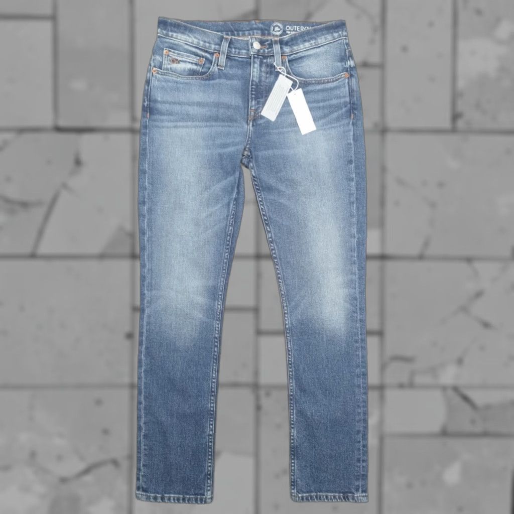Outerknown Outerknown Sea Jeans The Cove Slim Denim Men's 28x30 Organic Cotton Jeans Slim Blue 5-Pocket Regular Mens Size US 28 / EU 44 - 1 Thumbnail