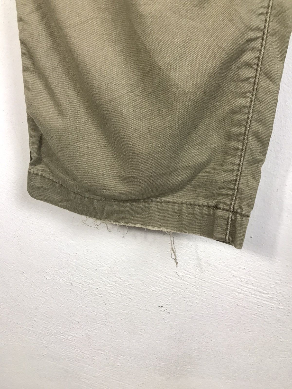 Comme des Garcons Homme AD2005 Comme des Garçons Homme Olive Patina Workwear Trouser Size US 33 - 16 Thumbnail