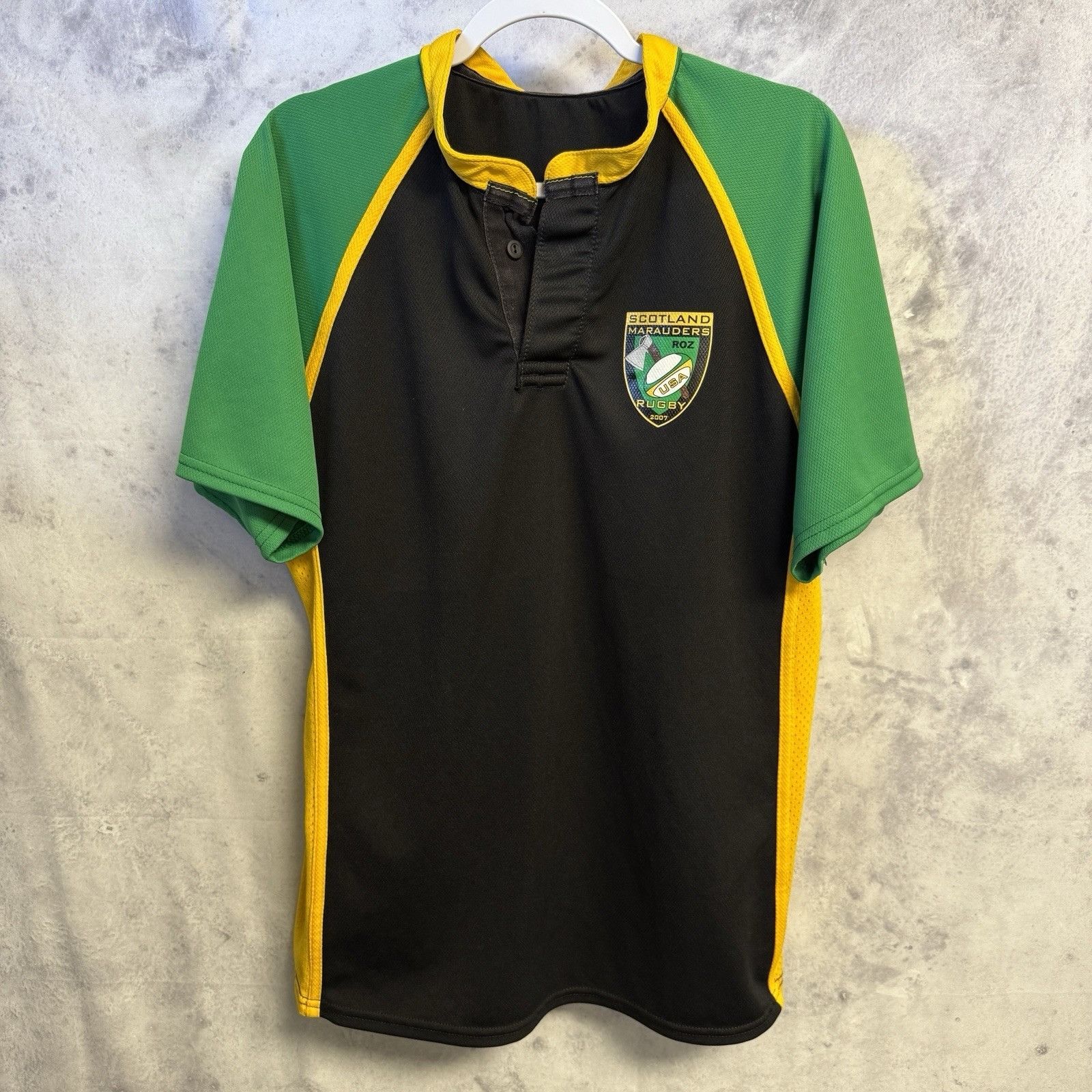 Vintage Scotland Marauders Rugby Jersey Mens Medium 22.5x29.5 Henley Size US M / EU 48-50 / 2 - 1 Thumbnail