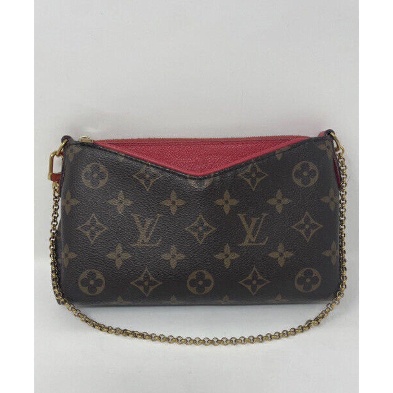 Louis Vuitton Louis Vuitton Pallas Clutch Brown Canvas Size ONE SIZE - 2 Thumbnail