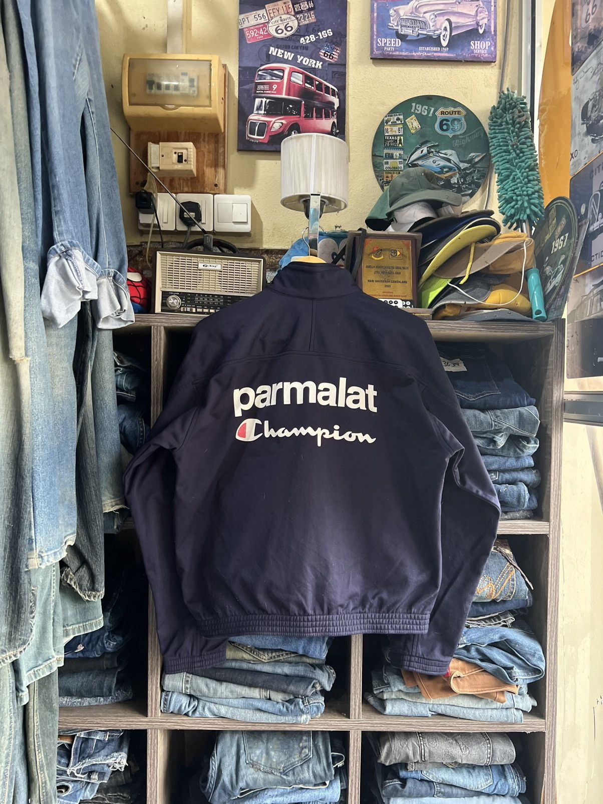 Champion 🔥Vintage Champion Parmalat Zipper Jacket Size US M / EU 48-50 / 2 - 2 Thumbnail