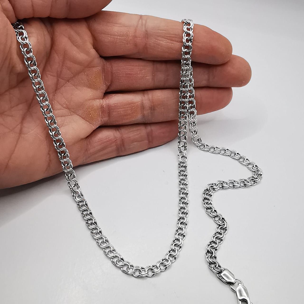 Sterling Silver Vintage Chain Necklece,925 Sterling Silver,Signed , 19,82g Size ONE SIZE - 5 Thumbnail