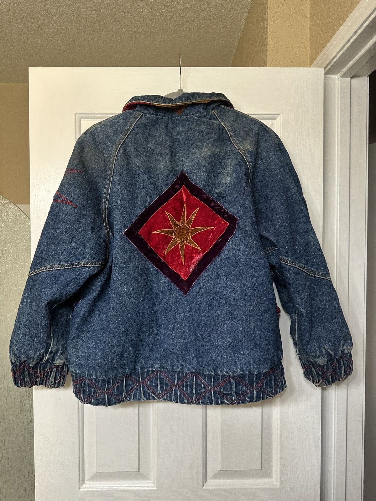 Kith Izzi Vintage 80’s Denim Jacket - North Star Kith Patchwork Size S / US 4 / IT 40 - 2 Thumbnail