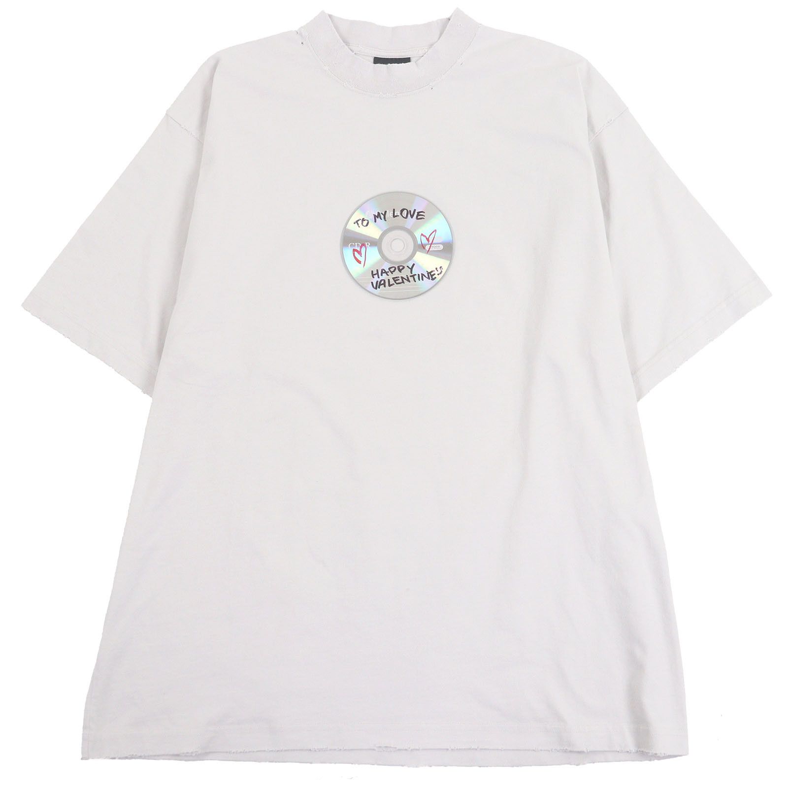 Balenciaga Balenciaga Balenciaga VALENTINE T-Shirt Cotton T-Shirt Cotton T-Shirts DUTY FREE for USA Size ONE SIZE - 1 Thumbnail