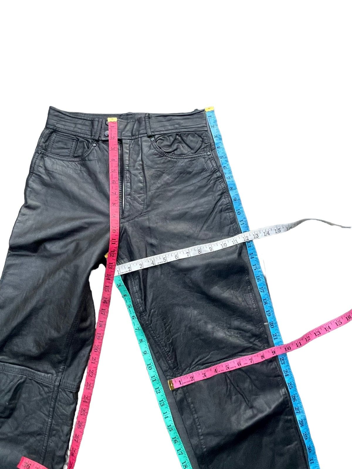 If Six Was Nine × Leather × Vintage Vintage Cream Soda Leather Pant Size US 28 / EU 44 - 13 Thumbnail