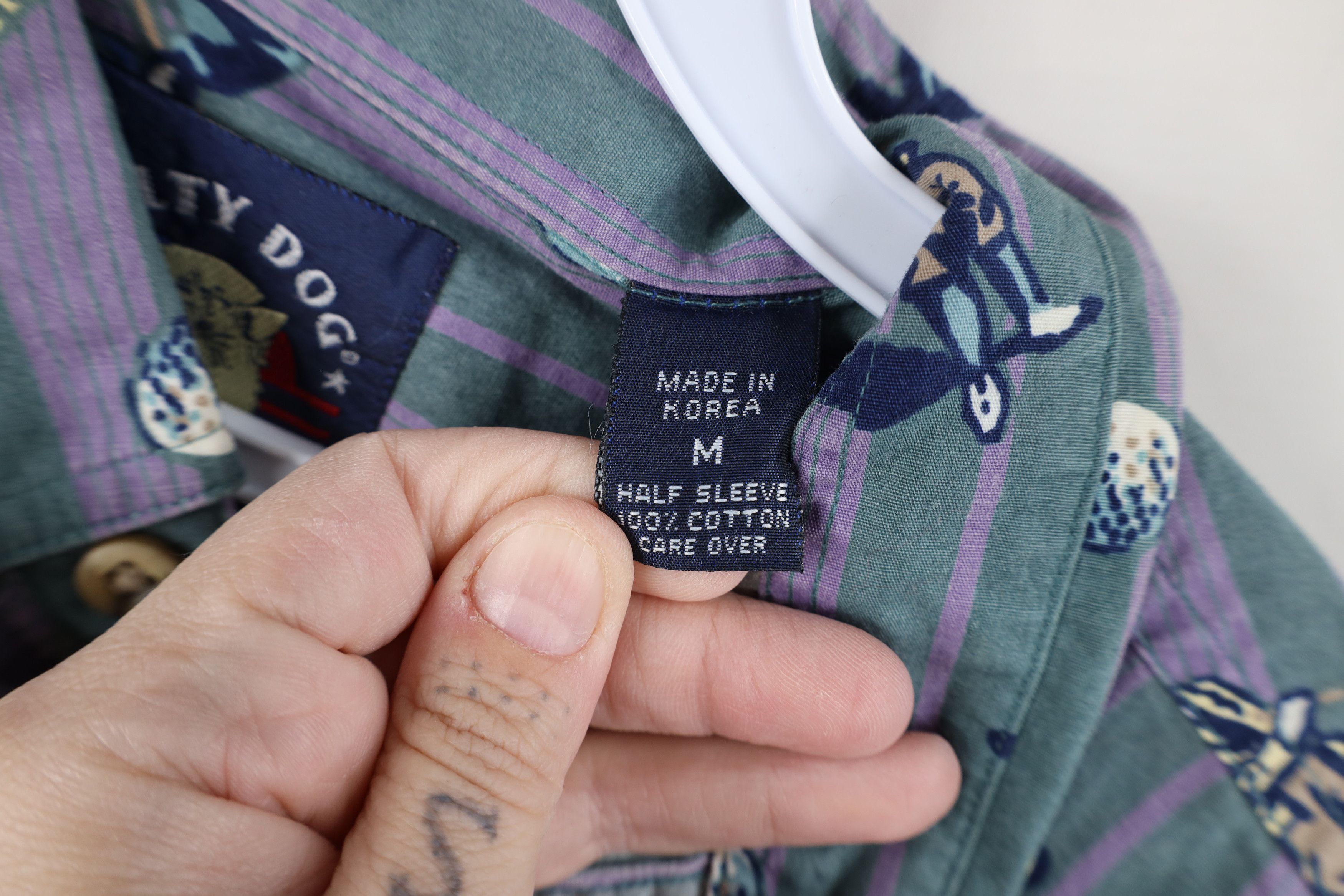 Vintage Vintage 90s Streetwear Over Print Short Sleeve Button Shirt Size US M / EU 48-50 / 2 - 10 Thumbnail