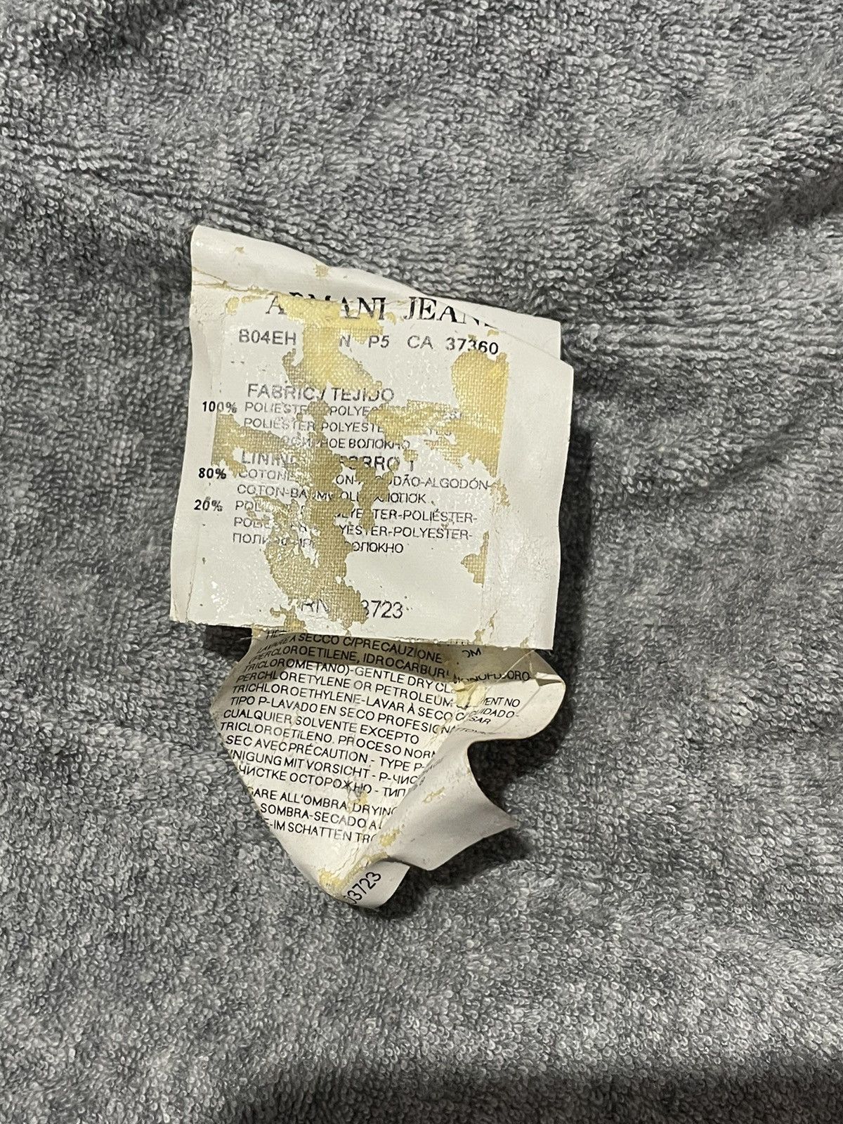Armani Jeans Aniversary 30th Nylon Double Zipper Jacket