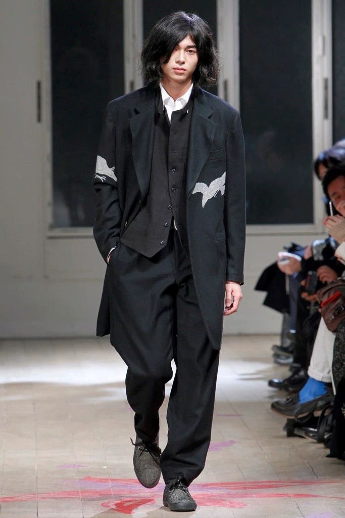 Yohji Yamamoto Yohji Yamamoto size 2 11aw cropped pleated wool tapered pa Size US 28 / EU 44 - 8 Thumbnail