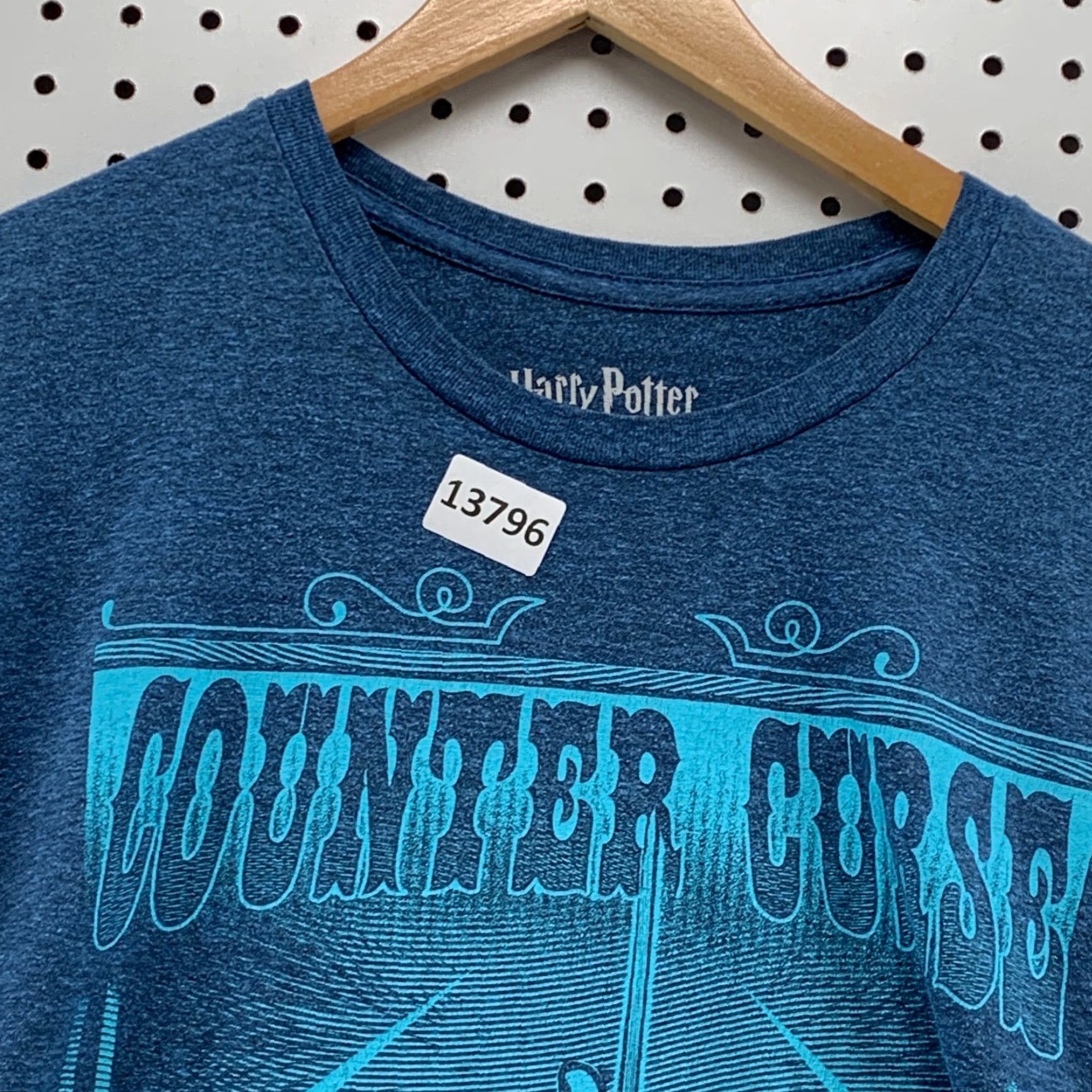 Vintage Vintage Harry Potter Dark Arts Blue T-Shirt XL Unisex 2010s Graphic Crew Neck Art Size US XL / EU 56 / 4 - 5 Thumbnail