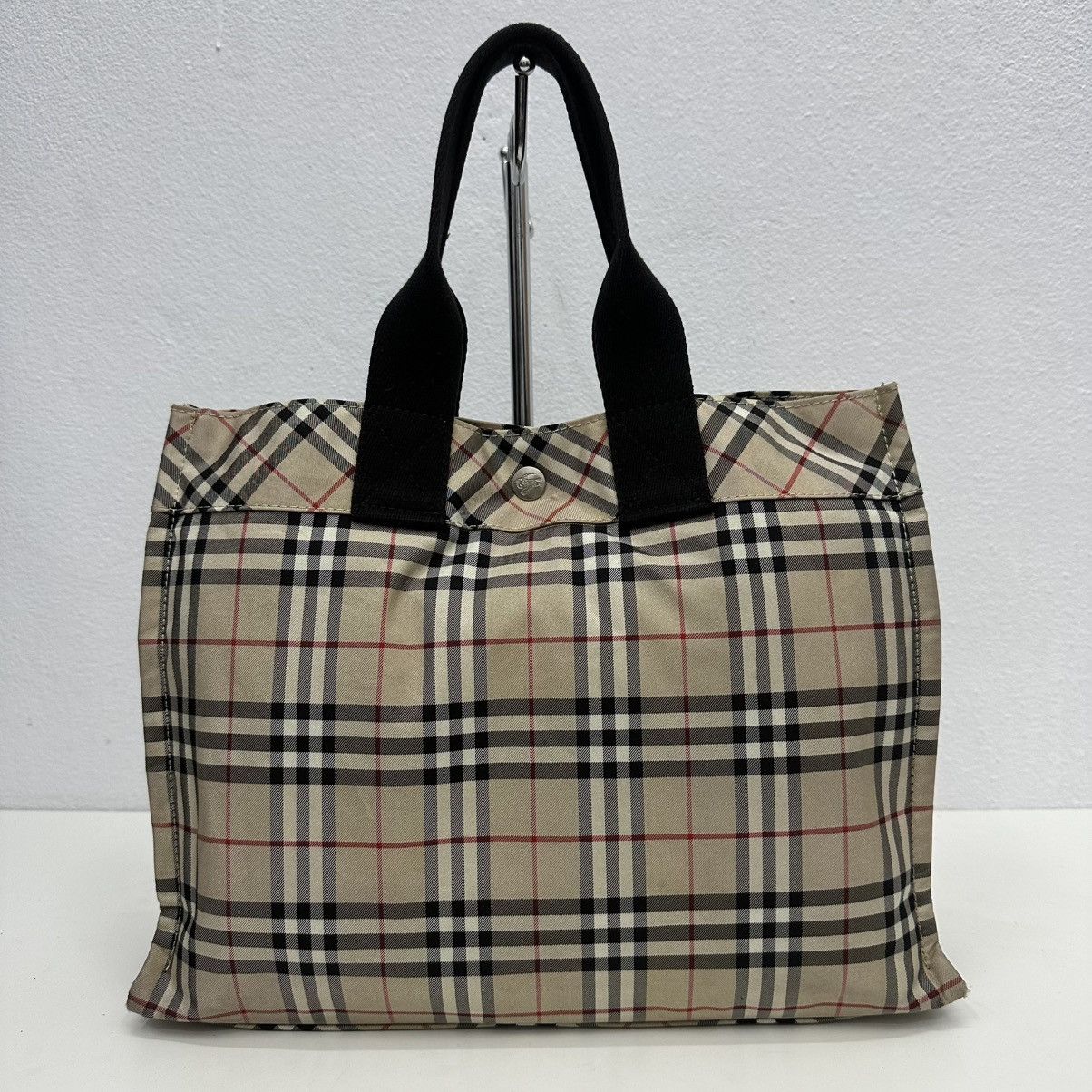 Burberry ‼️YES‼️AUTHENTIC BURBERRY BLUE LABEL NOVA CHECK CARRY TOTE BAG Size ONE SIZE - 2 Thumbnail