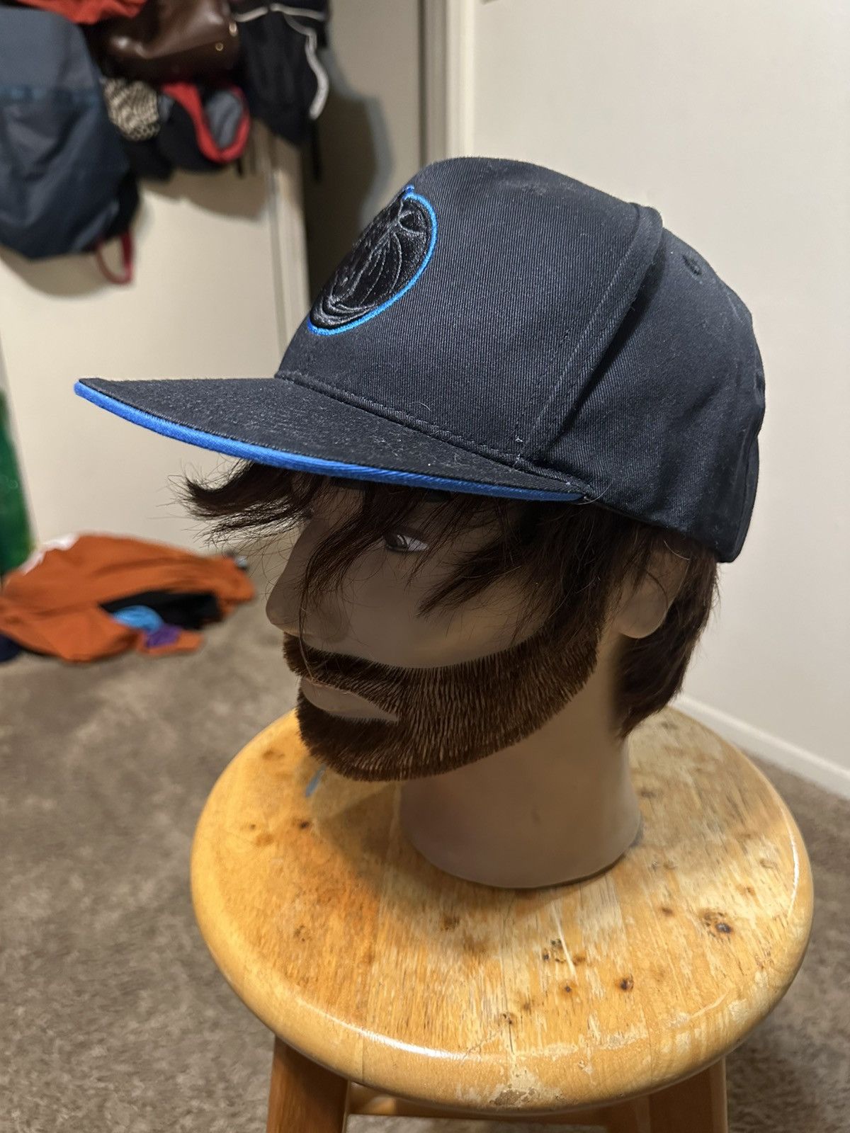 NBA Vintage NBA Dallas Mavericks “triple black” hat 00s Size ONE SIZE - 6 Thumbnail