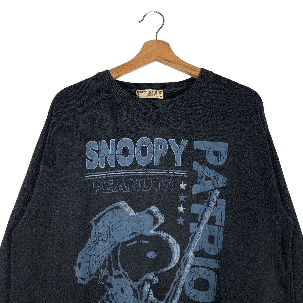 Peanuts PEANUTS Snoopy Patriot Big Logo Sweatshirts #0720-C33 Size US L / EU 52-54 / 3 - 2 Thumbnail