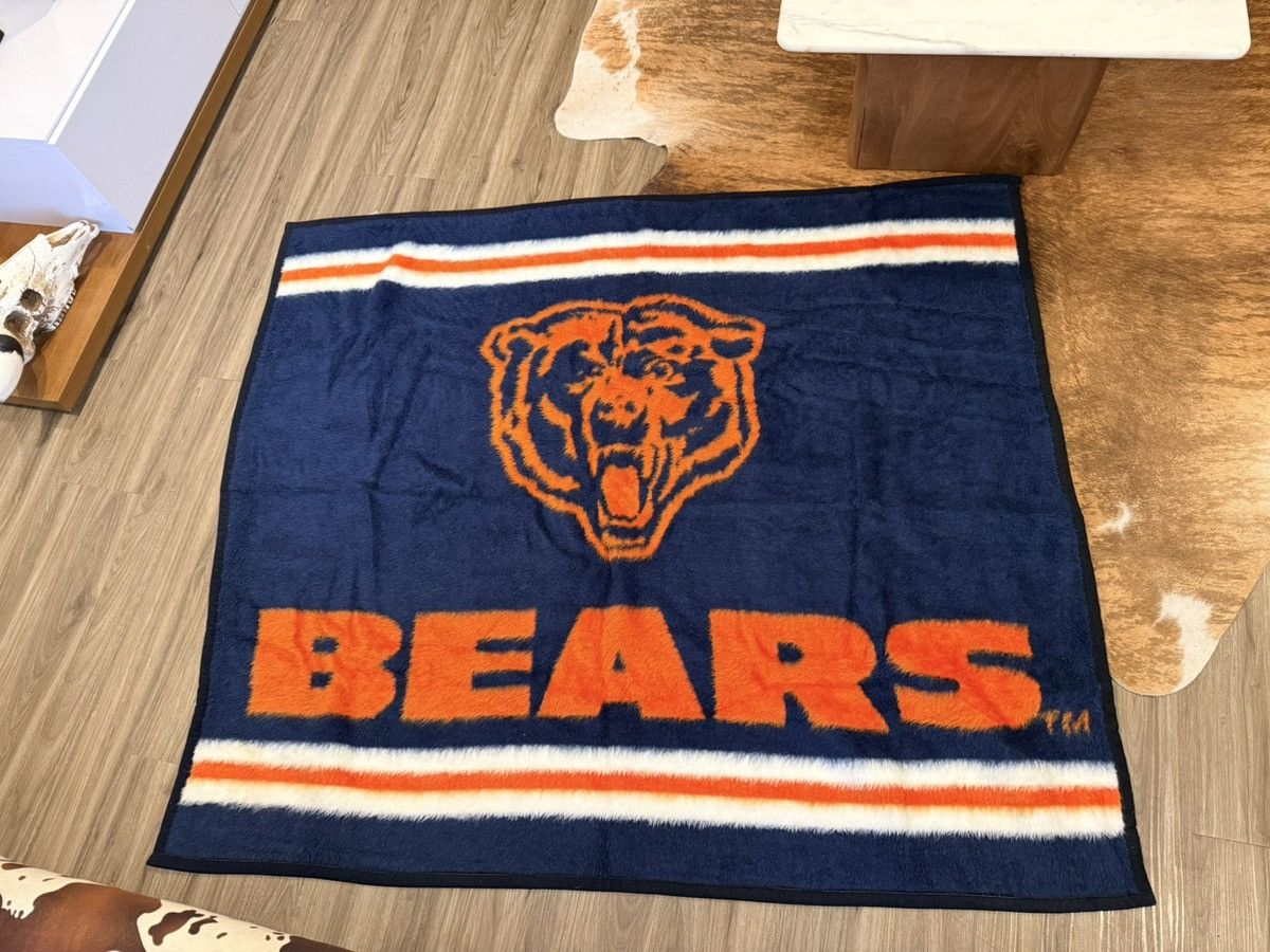 Other Vintage Biederlack NFL Chicago Bears Reversible Blanket Size ONE SIZE - 1 Thumbnail