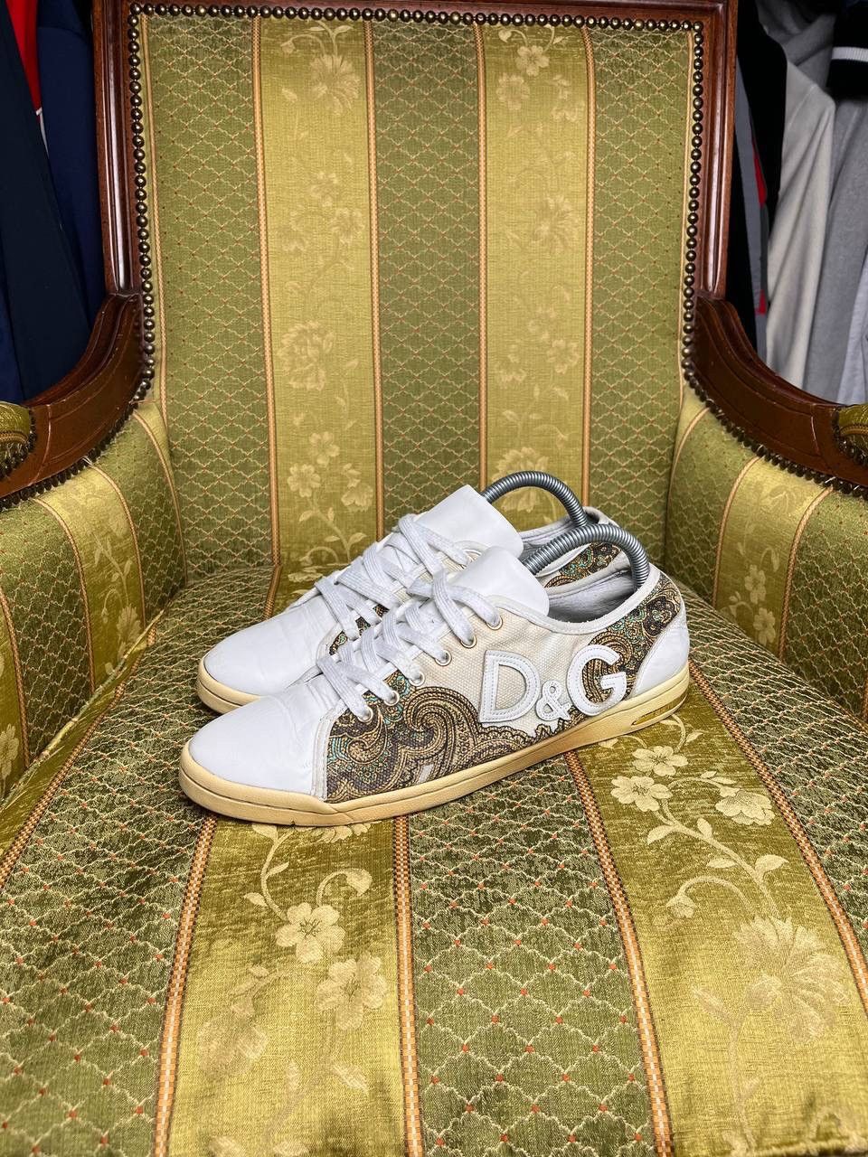 Designer Vintage Dolce&Gabbana Mouse Leather Sneakers 41 Size US 7.5 / EU 40-41 - 2 Thumbnail
