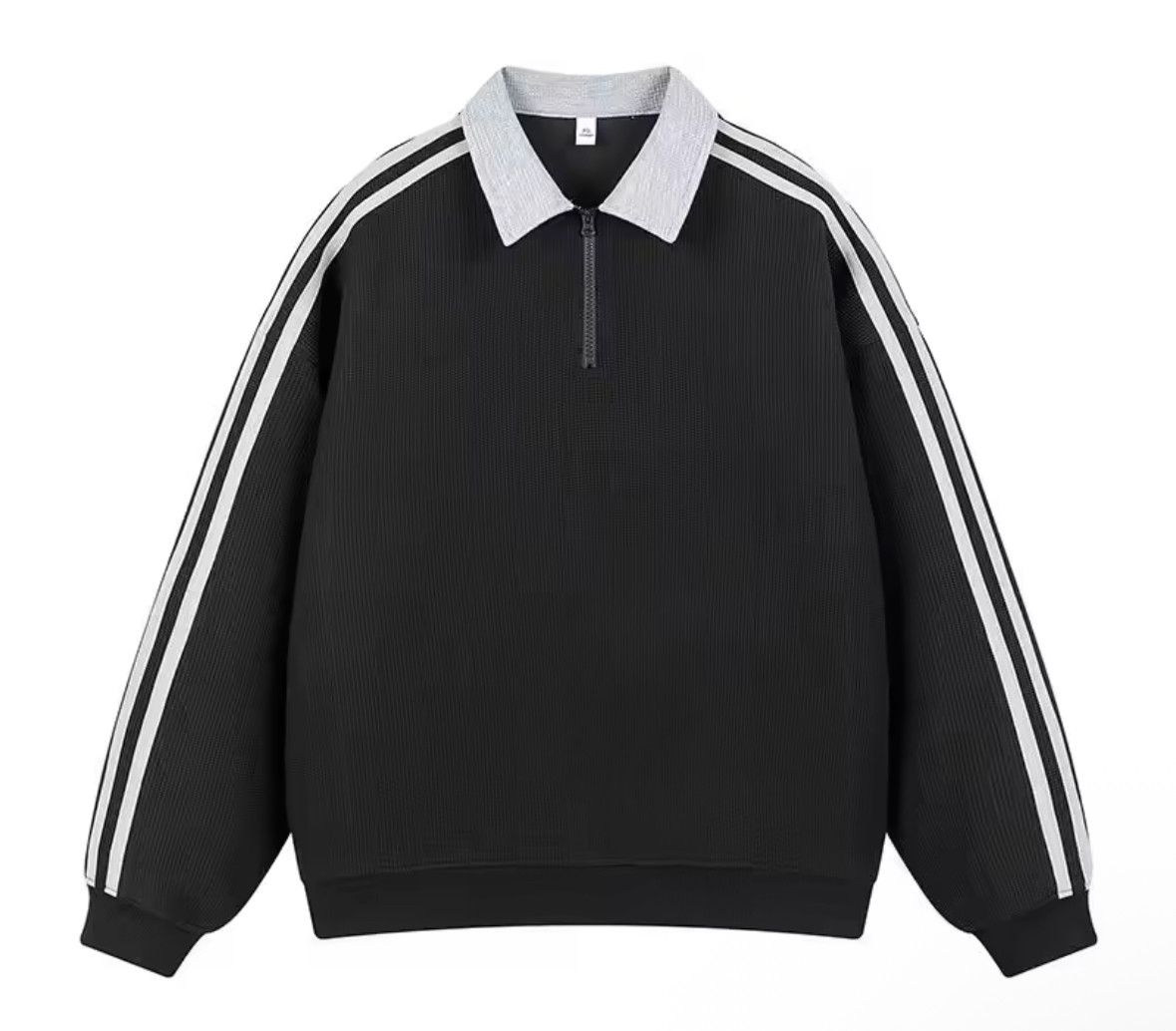 Other Trendy Striped Sweatshirt Polo Long Sleeve T-Shirt Size US M / EU 48-50 / 2 - 1 Thumbnail
