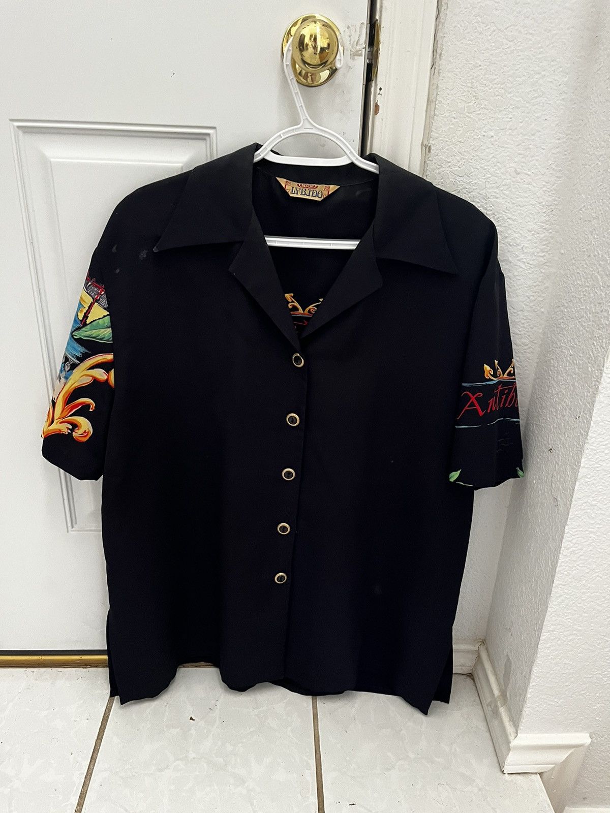 Vintage antibes button up shirt Size US L / EU 52-54 / 3 - 2 Thumbnail