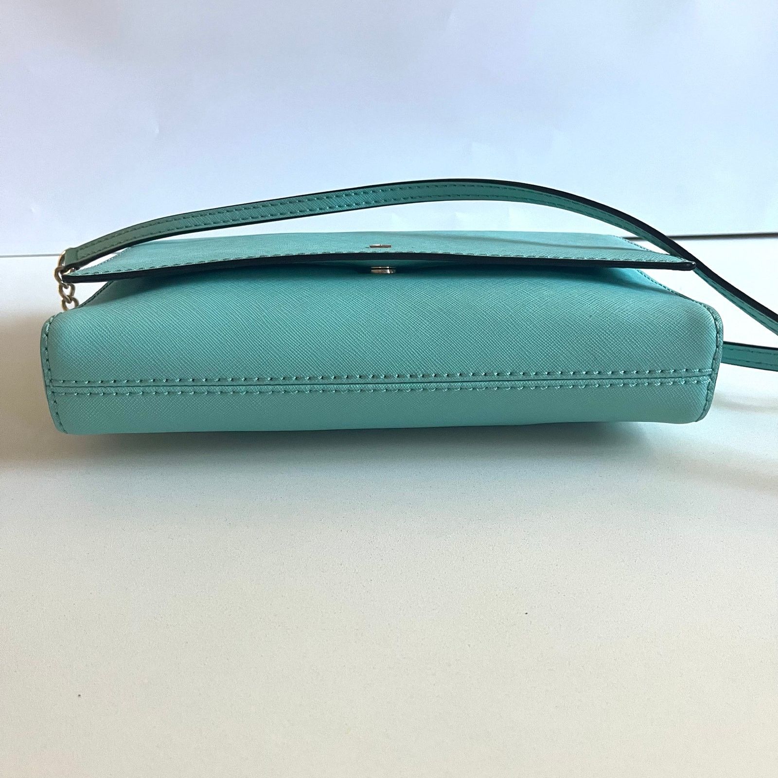 Kate Spade KATE SPADE Charlotte Street Alex Crossbody, Blue Aqua Size ONE SIZE - 7 Thumbnail