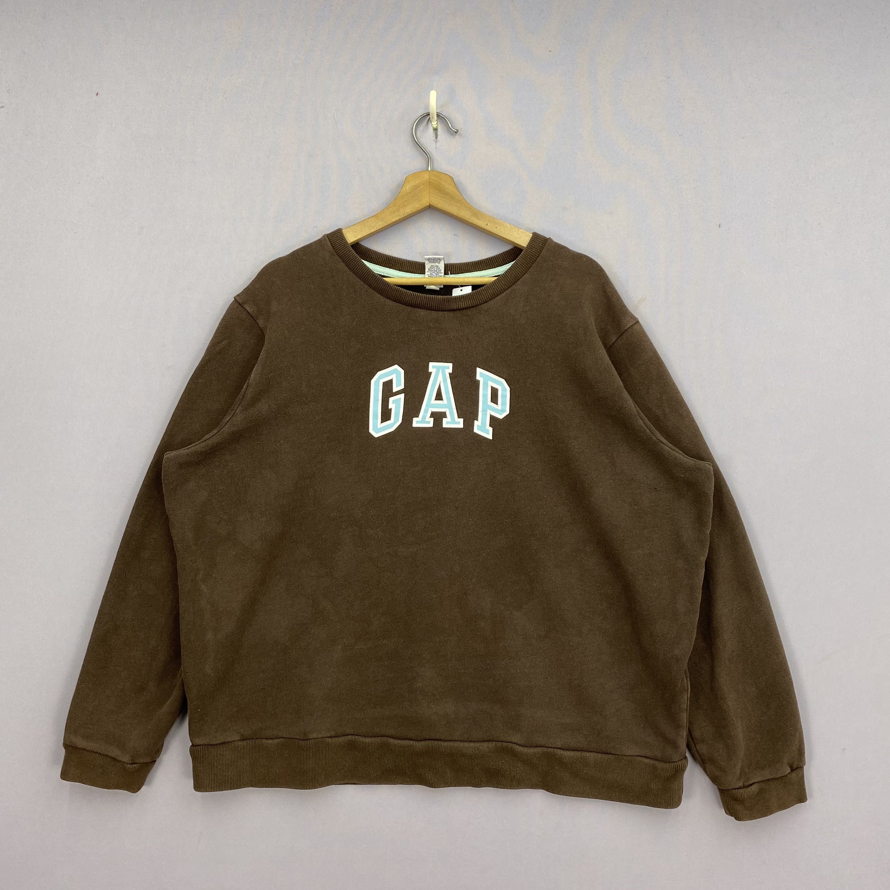 Gap Vintage Gap Spell Out Sweater Faded Sweatshirt Jumper Size US XL / EU 56 / 4 - 1 Thumbnail