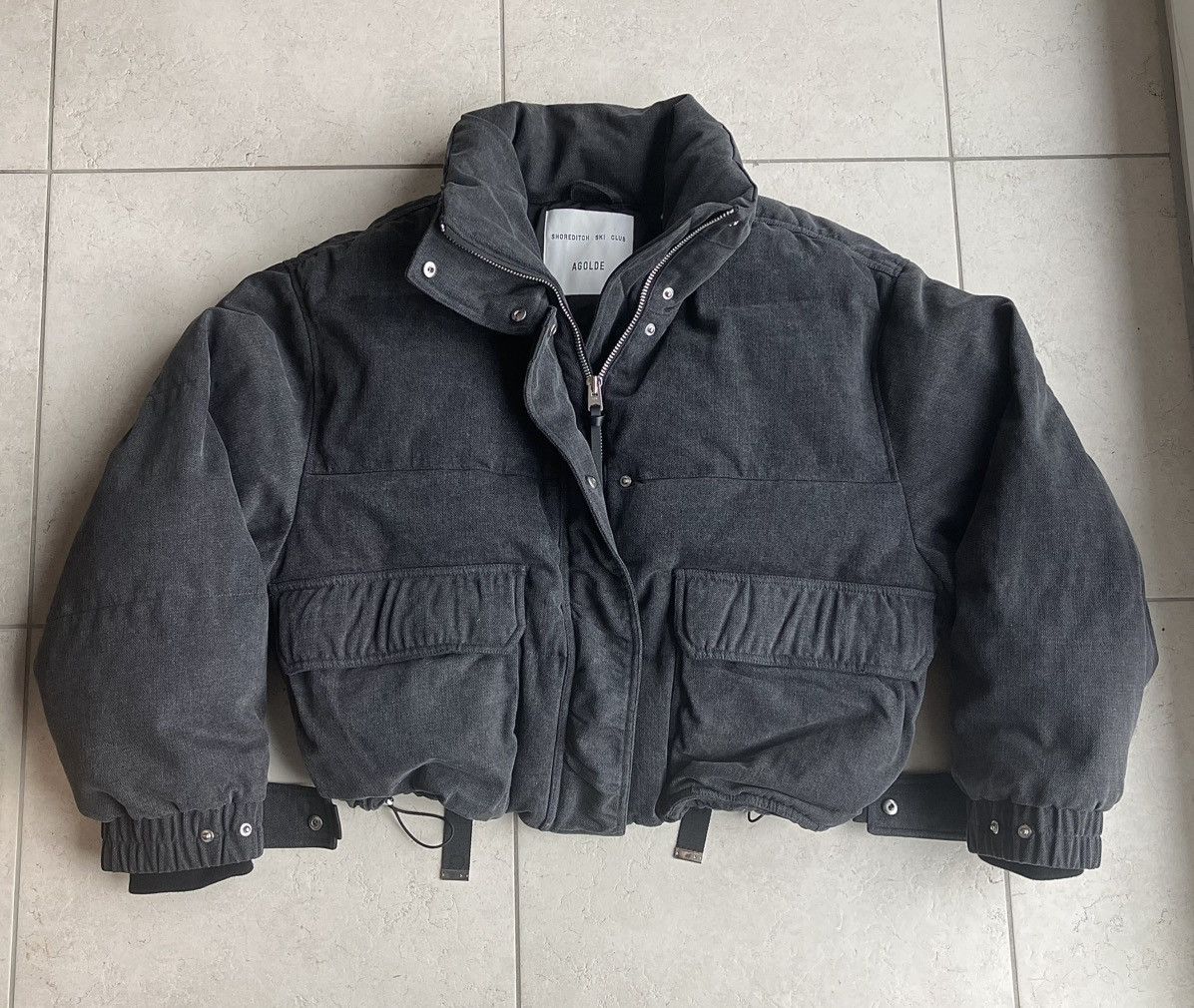 Agolde Agolde X Shoreditch Ski Club: Nova Denim Puffer Size XL / US 12-14 / IT 48-50 - 2 Thumbnail