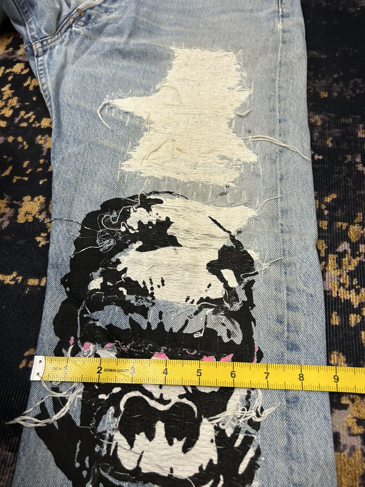 Levi's Vintage Clothing Vintage Levis 501XX Sample Rippert Gorilla Aplle Print Size US 33 - 22 Thumbnail